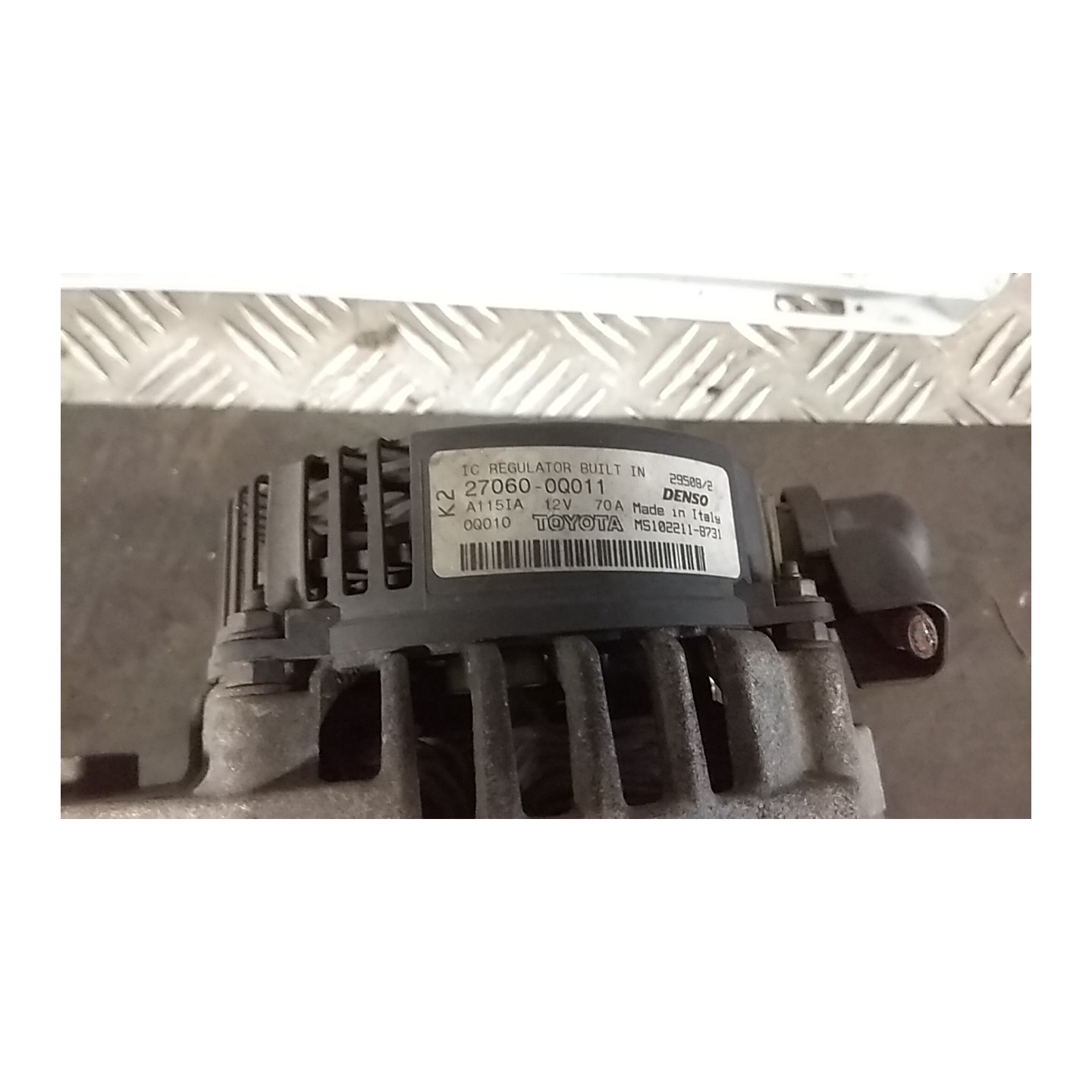 ALTERNATORE 70 AMP 053 CITROEN C1 (05/05-04/14) 1KR 5705KH