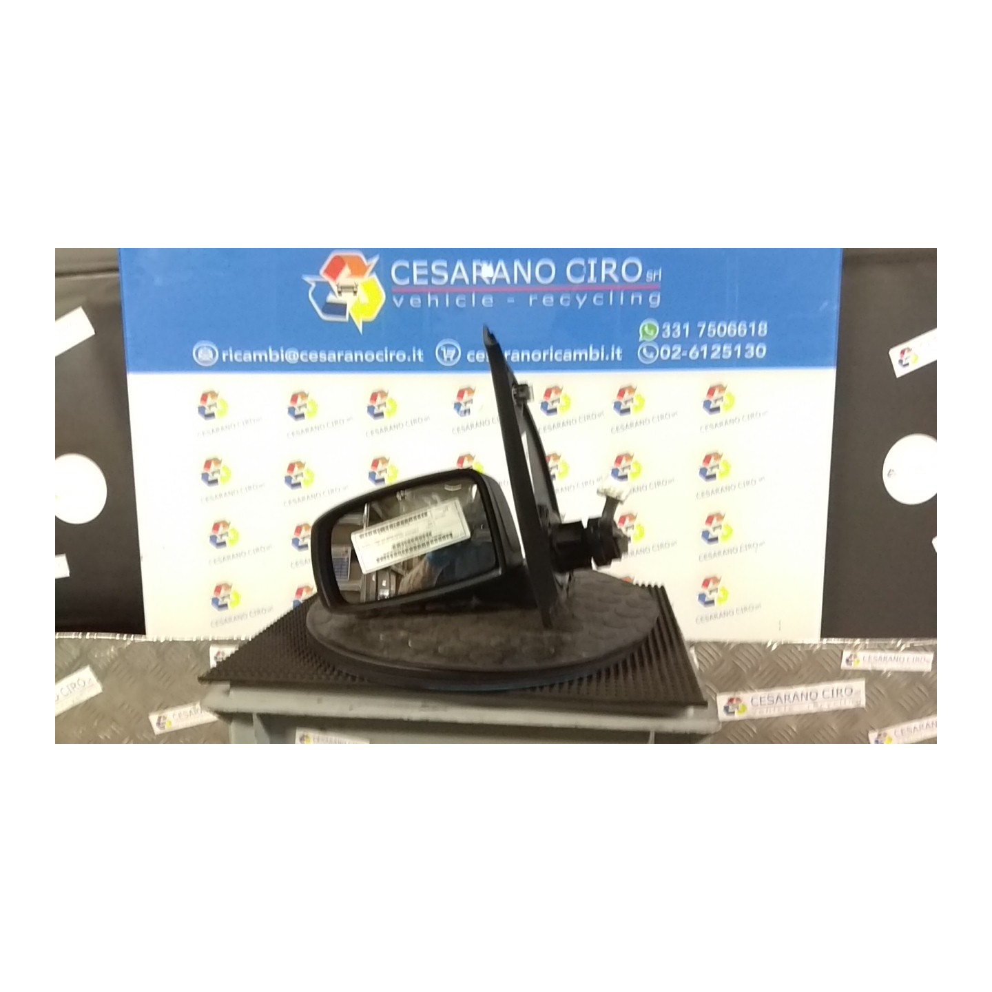 RETROVISORE EST. REGOLAZ. ELETTR. SX. 128 FIAT PANDA (2Q) (09/03-12/10) 188A8000 735407997