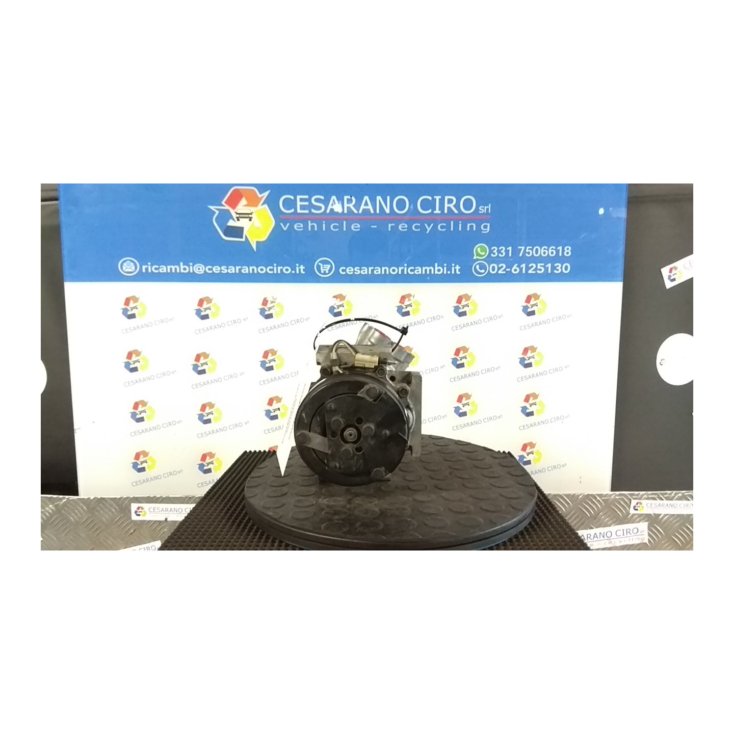 COMPRESSORE A/C -01/07,A/C,STAND. 009 RENAULT TWINGO 1A SERIE (08/98-09/07) D7FF7 8200618853