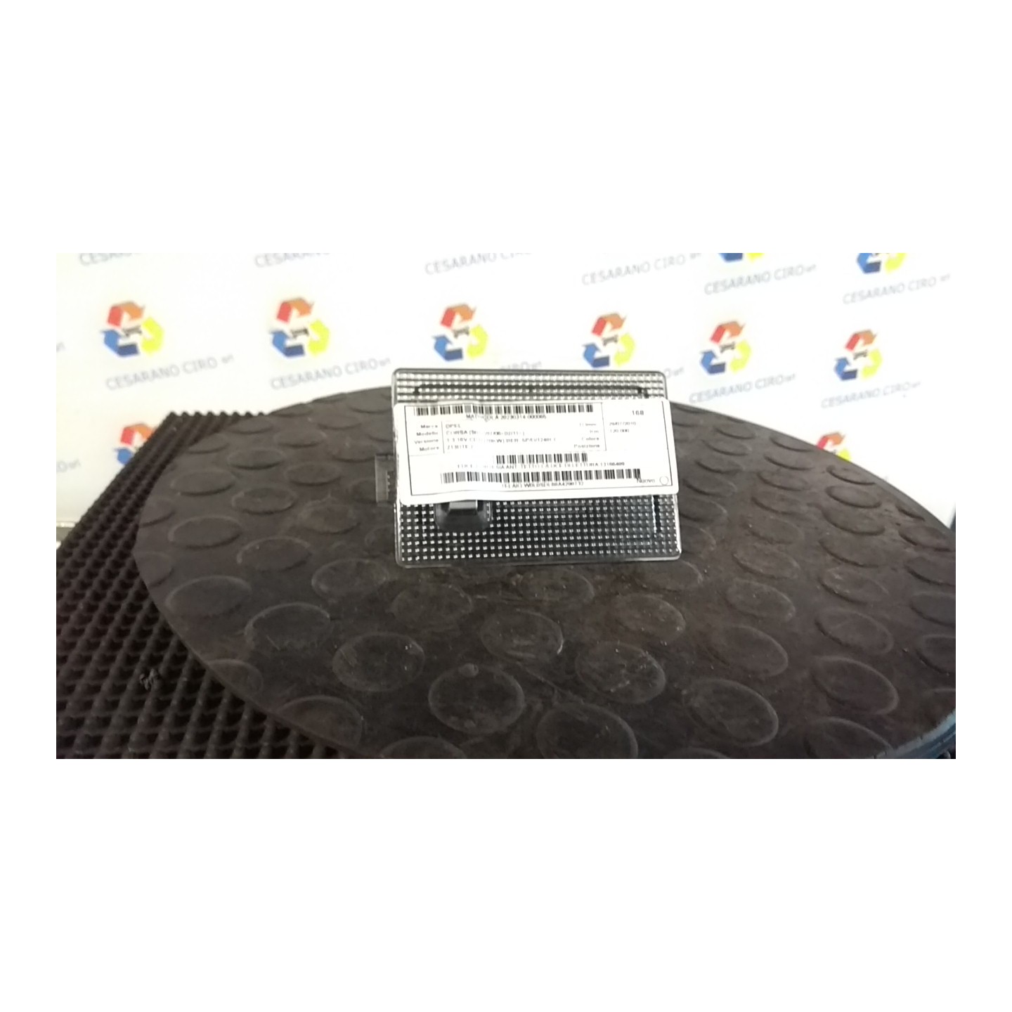 LUCE CORTESIA ANT. TETTO C/LUCE DI LETTURA 065 OPEL CORSA (S07) (07/06-02/11) Z13DTE 13166489