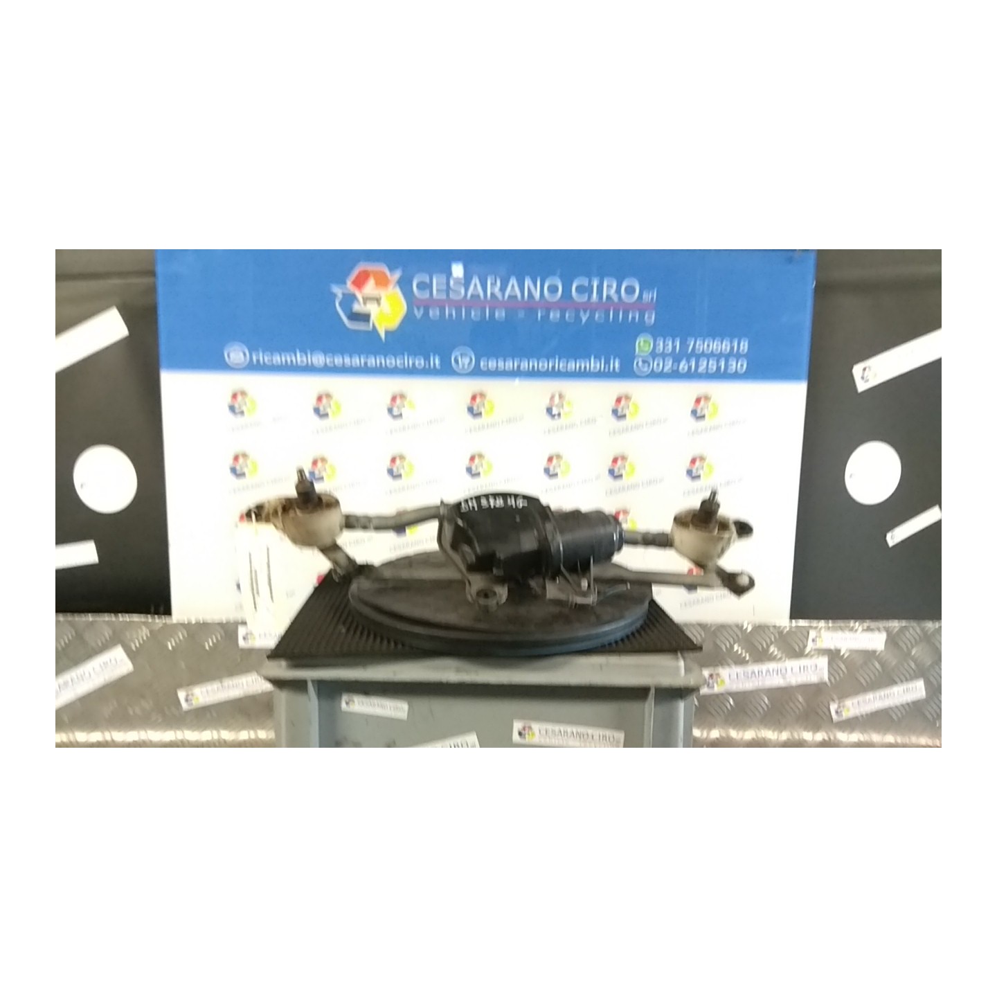 MECCANISMO TERGIPARABREZZA CON MOTORINO 026 OPEL AGILA (H08) (01/08-) K10B 93193872