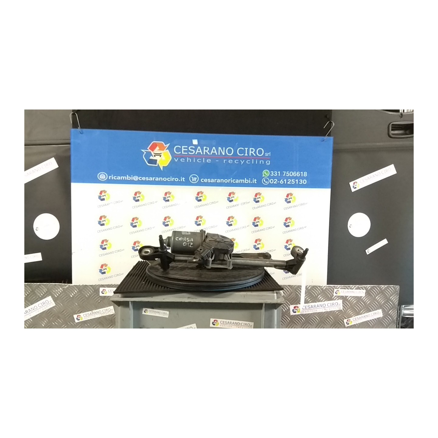 MECCANISMO TERGIPARABREZZA CON MOTORINO 031 OPEL CORSA (S07) (01/11-) A12XER 13182340