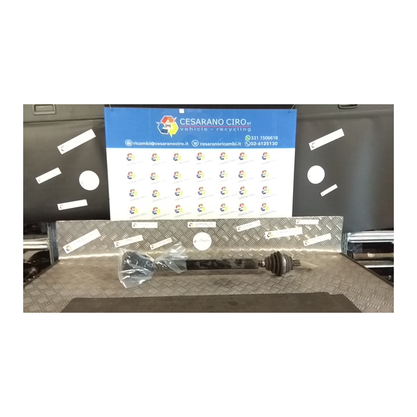SEMIALBERO ANT. COMPL. MTM. 6M. DX. 044 VOLKSWAGEN GOLF PLUS (5M) (01/05-04/09) BLF 1K0407272MF
