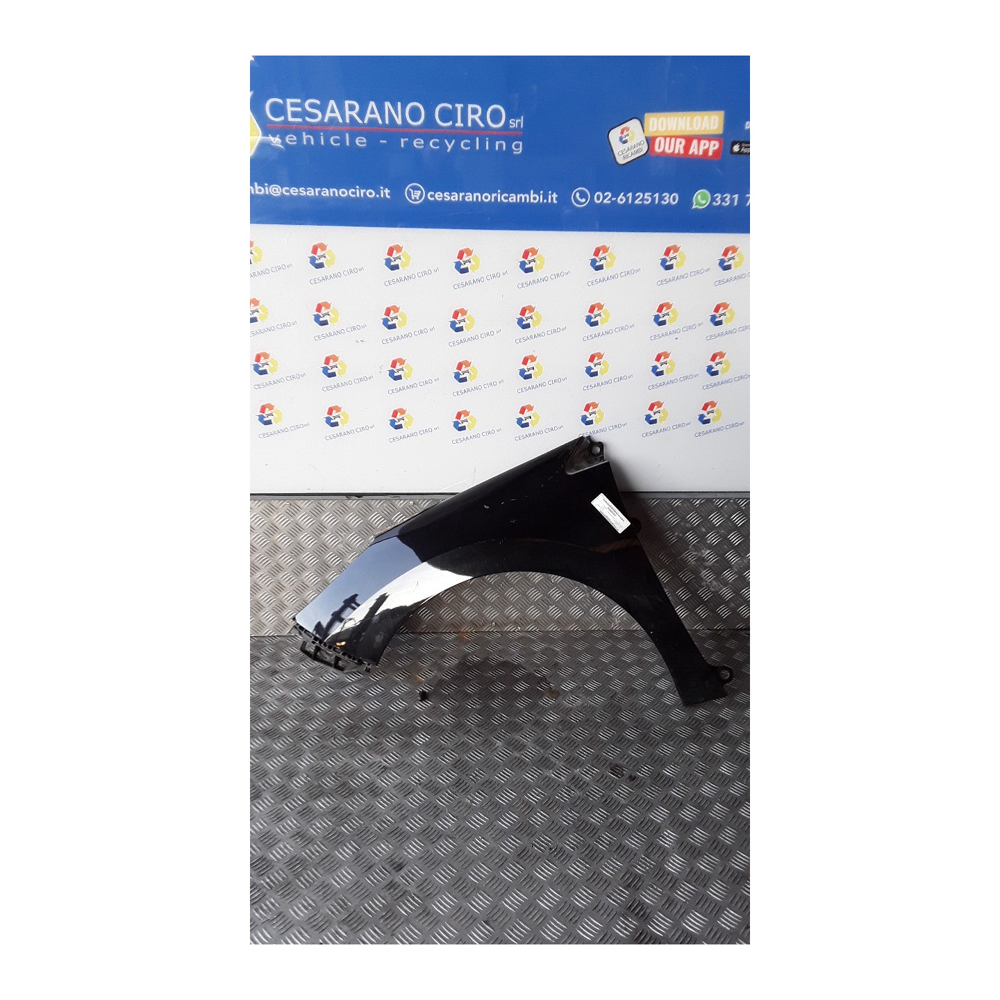 PARAFANGO ANT. SX. 070 PEUGEOT 308 (08/07-03/14) 9HZ 7840W1