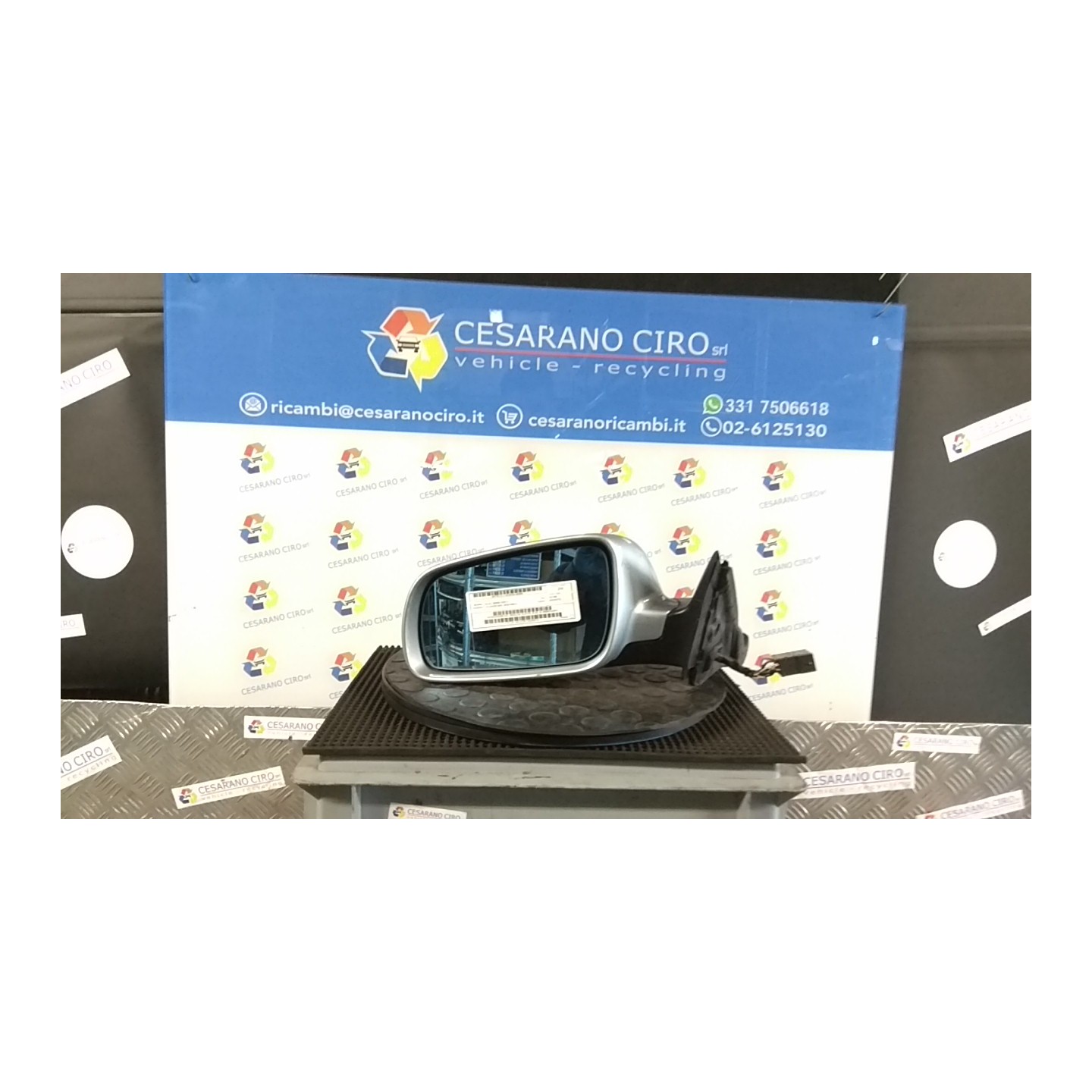 RETROVISORE EST. REGOLAZ. ELETTR. RI SX. 063 AUDI A3 (8L) (08/96-12/01) AKL 8L1858531AA3FZ