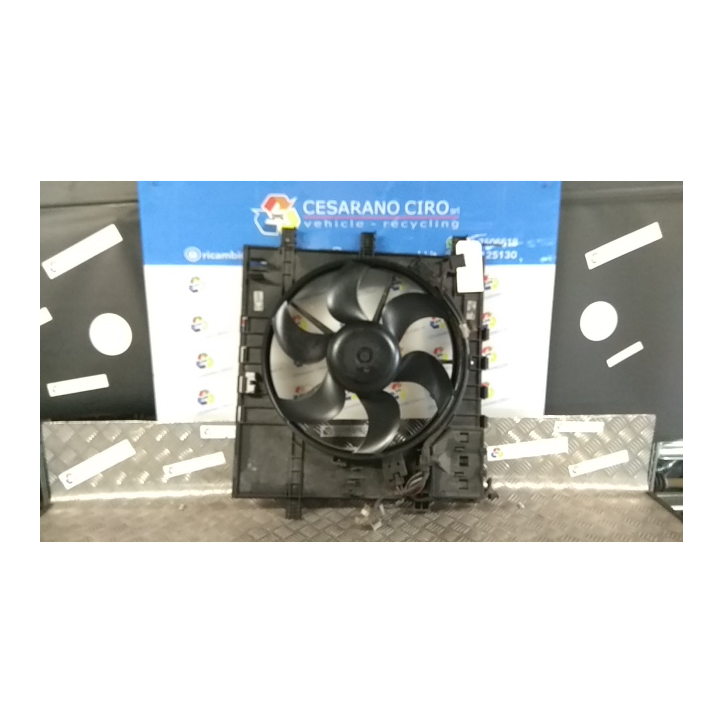 ELETTROVENTOLA CON SUPPORTO C/A/C 080 MERCEDES-BENZ VITO (W638) (03/96-07/03) 601970 A6385000993