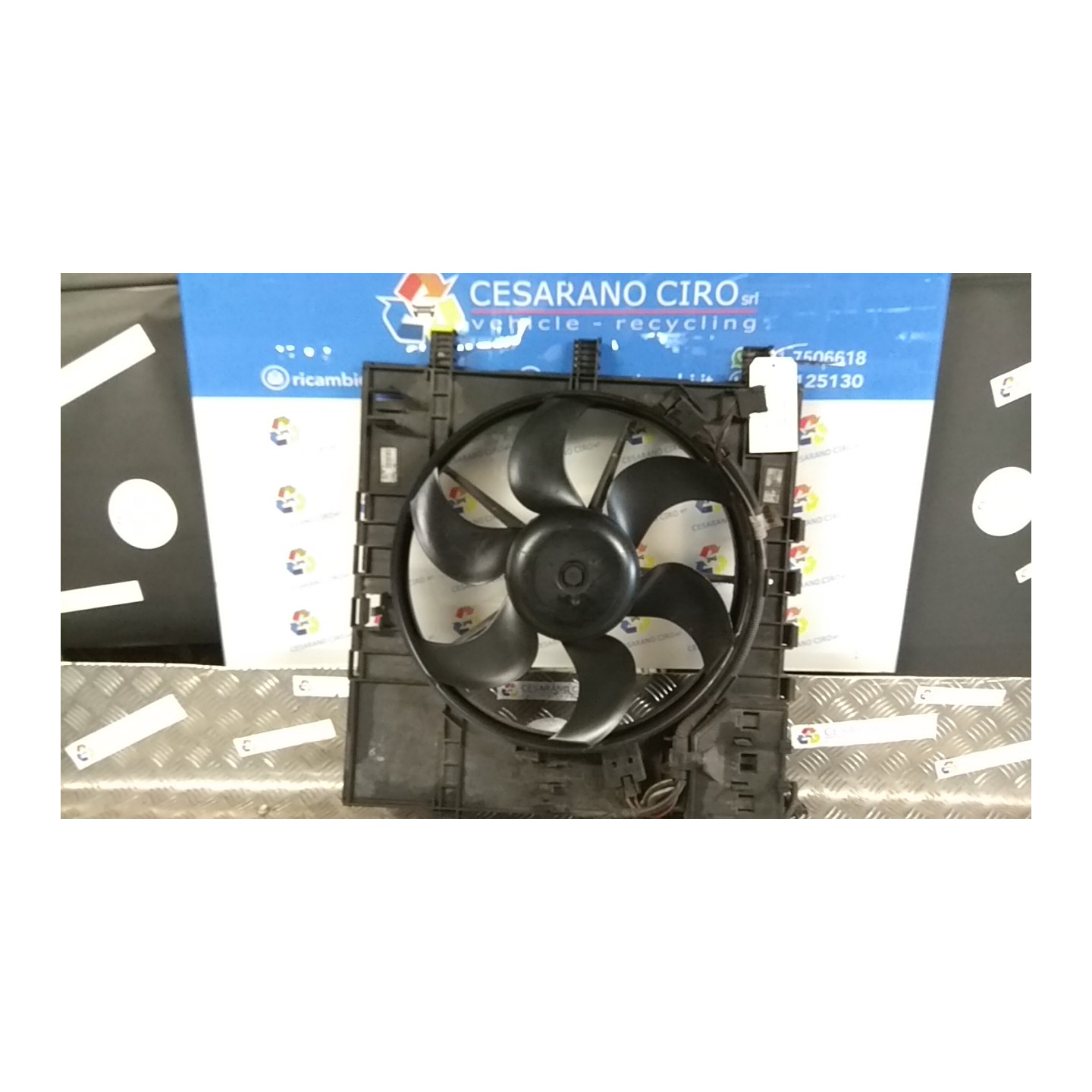 ELETTROVENTOLA CON SUPPORTO C/A/C 080 MERCEDES-BENZ VITO (W638) (03/96-07/03) 601970 A6385000993