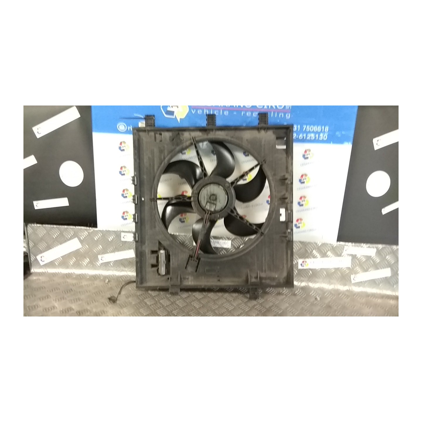 ELETTROVENTOLA CON SUPPORTO C/A/C 080 MERCEDES-BENZ VITO (W638) (03/96-07/03) 601970 A6385000993