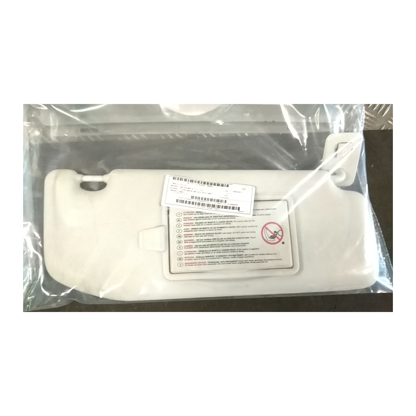 ALETTA PARASOLE PARABREZZA OCCULTABILE DX. 053 PEUGEOT 208 VAN-MIX (01/12-11/15) 8H01 16125932PR