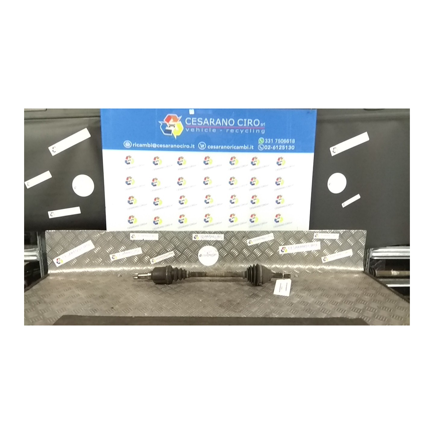 SEMIALBERO ANT. COMPL. DIFF.68 SX. 093 PEUGEOT 1007 (04/05-06/10) 8HZ 3272JA