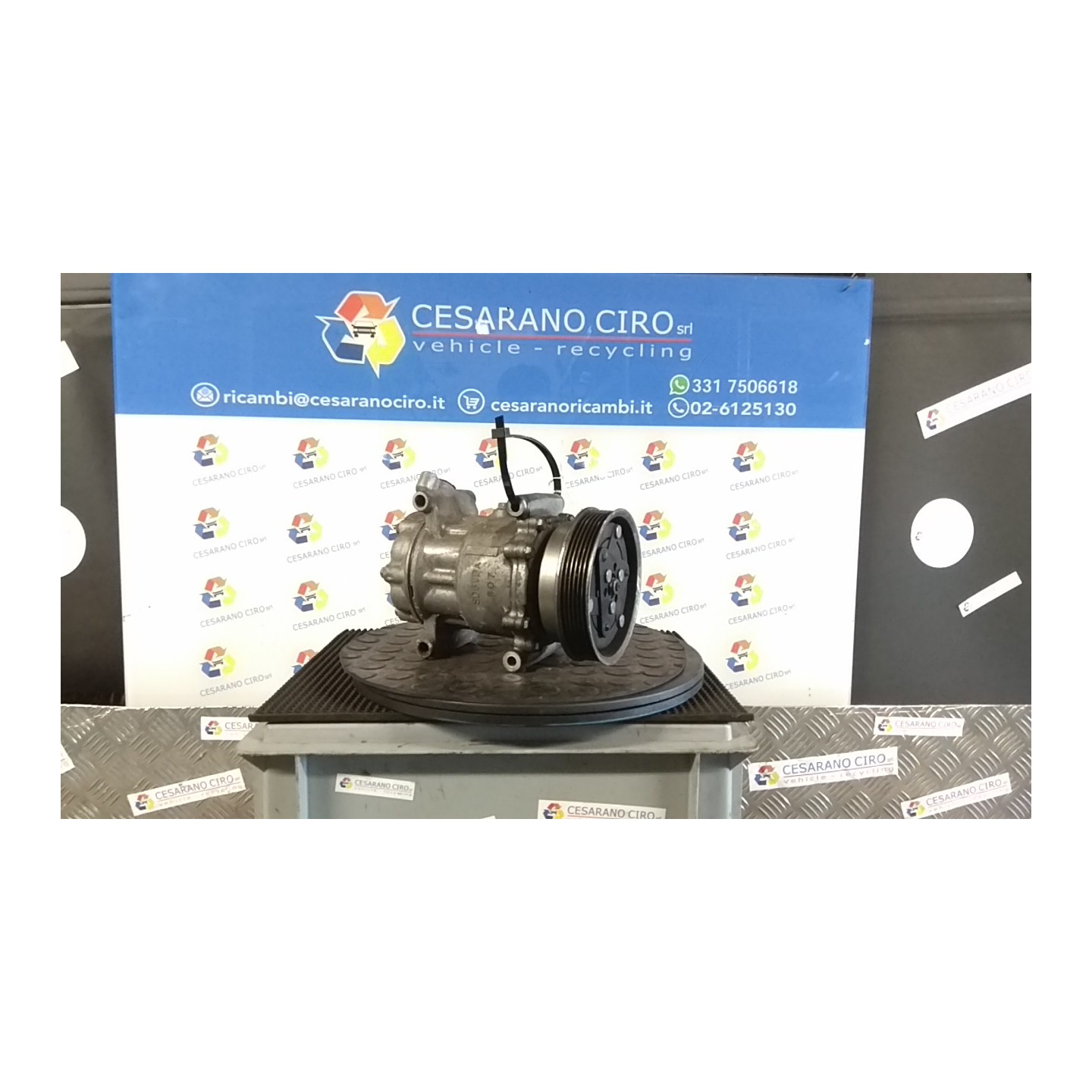 COMPRESSORE A/C 002 RENAULT CLIO 3A SERIE (05/09-) K9KZ7 8200953359