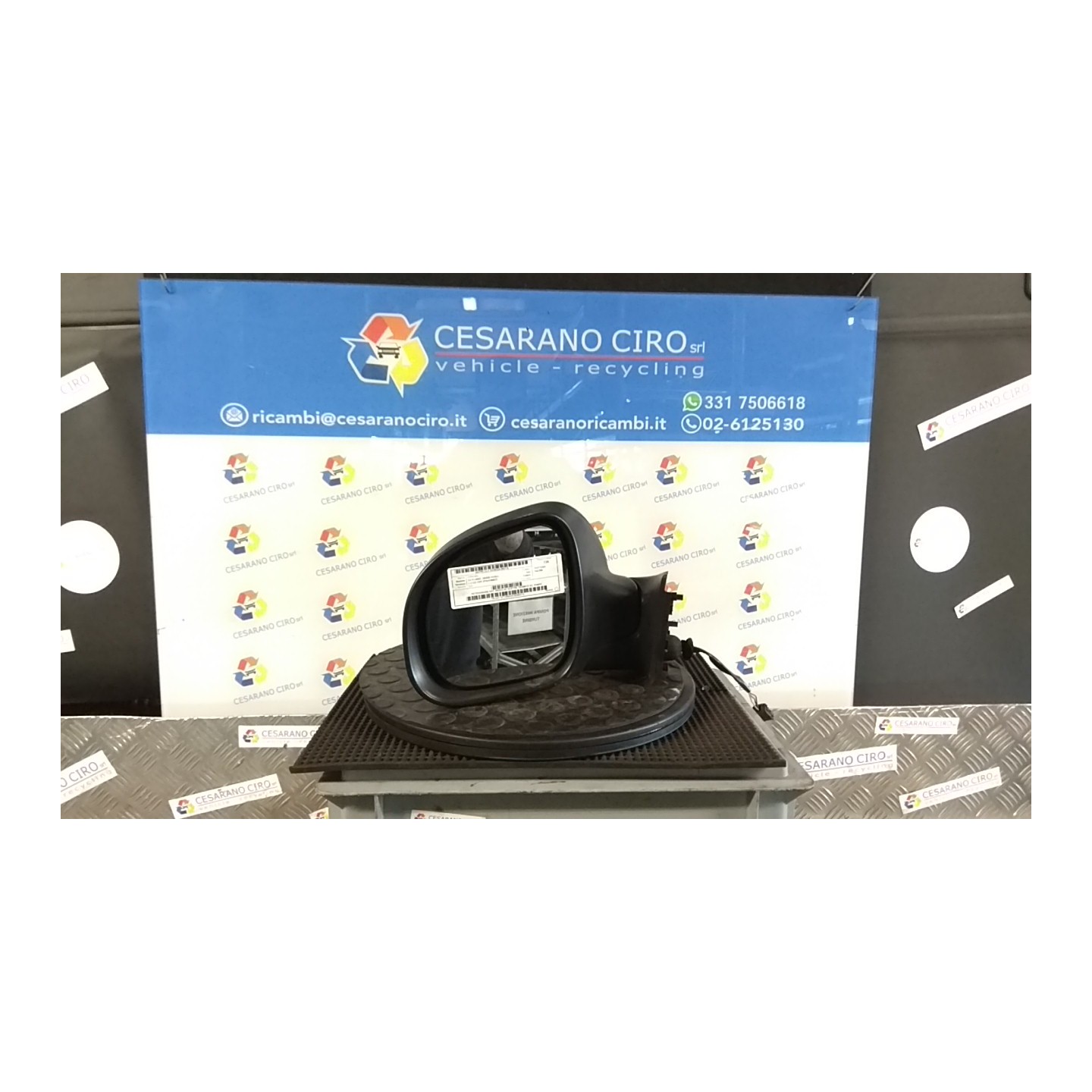RETROVISORE EST. REGOLAZ. ELETTR. TERMICO SX. 115 CITROEN C3 PLURIEL (05/03-11/10) 8HZ 8149RV