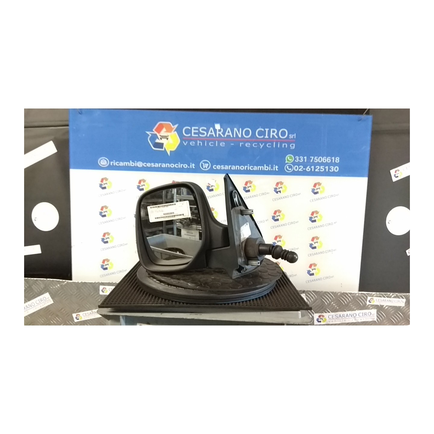 CRISTALLO RETROVISORE EST. SX. 021 PEUGEOT RANCH (11/96-11/02) D9B 8151V9