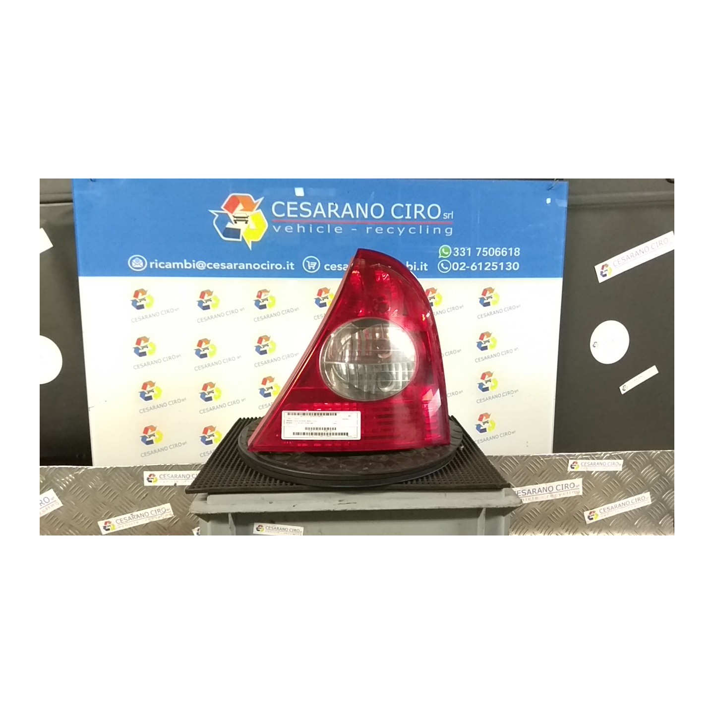 FANALE POST. DX. 035 RENAULT CLIO 2A SERIE (05/01-11/10) D4FB7 8200917487
