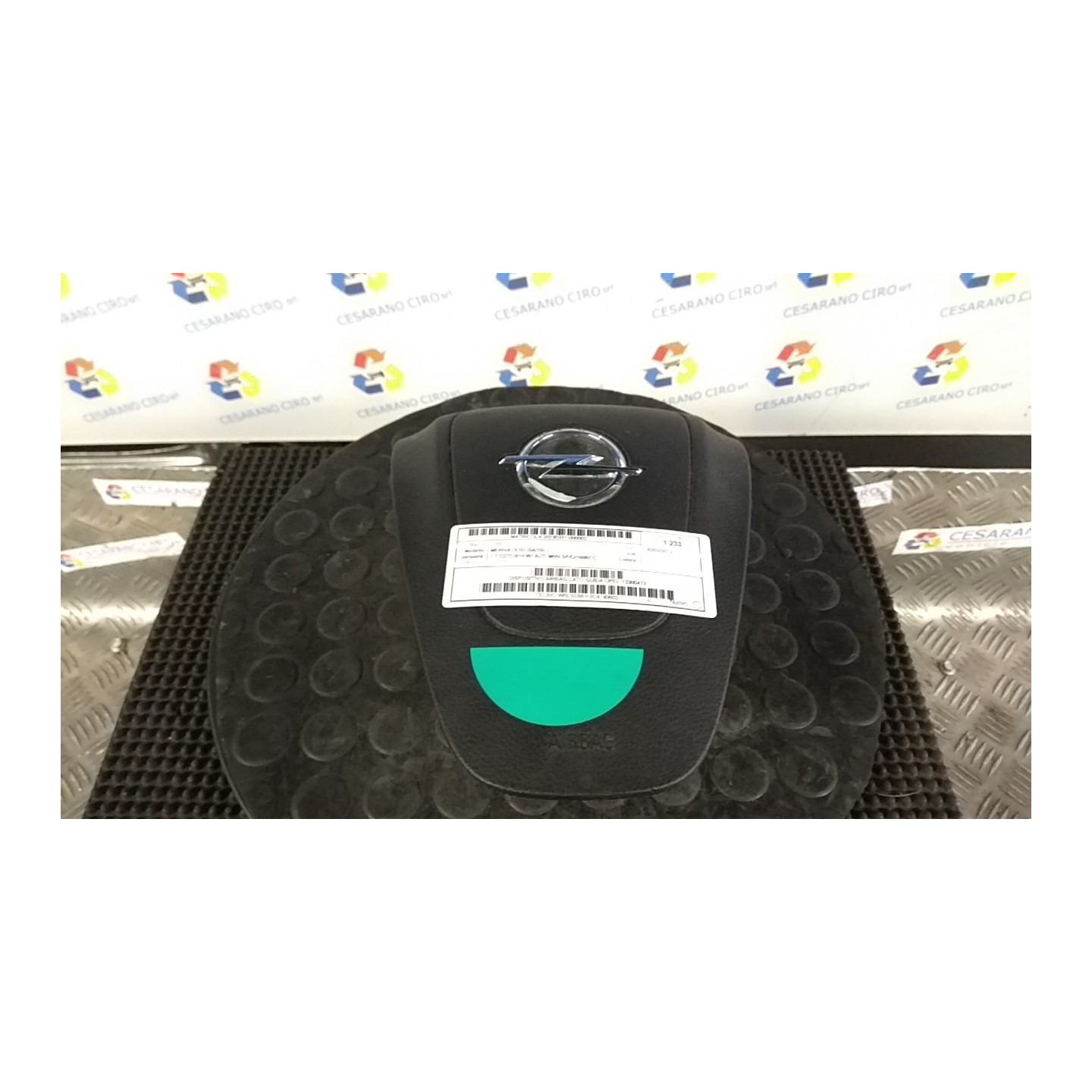 DISPOSITIVO AIRBAG LATO GUIDA OPEL 002 OPEL MERIVA (S10) (04/10-) A17DTI 13300473