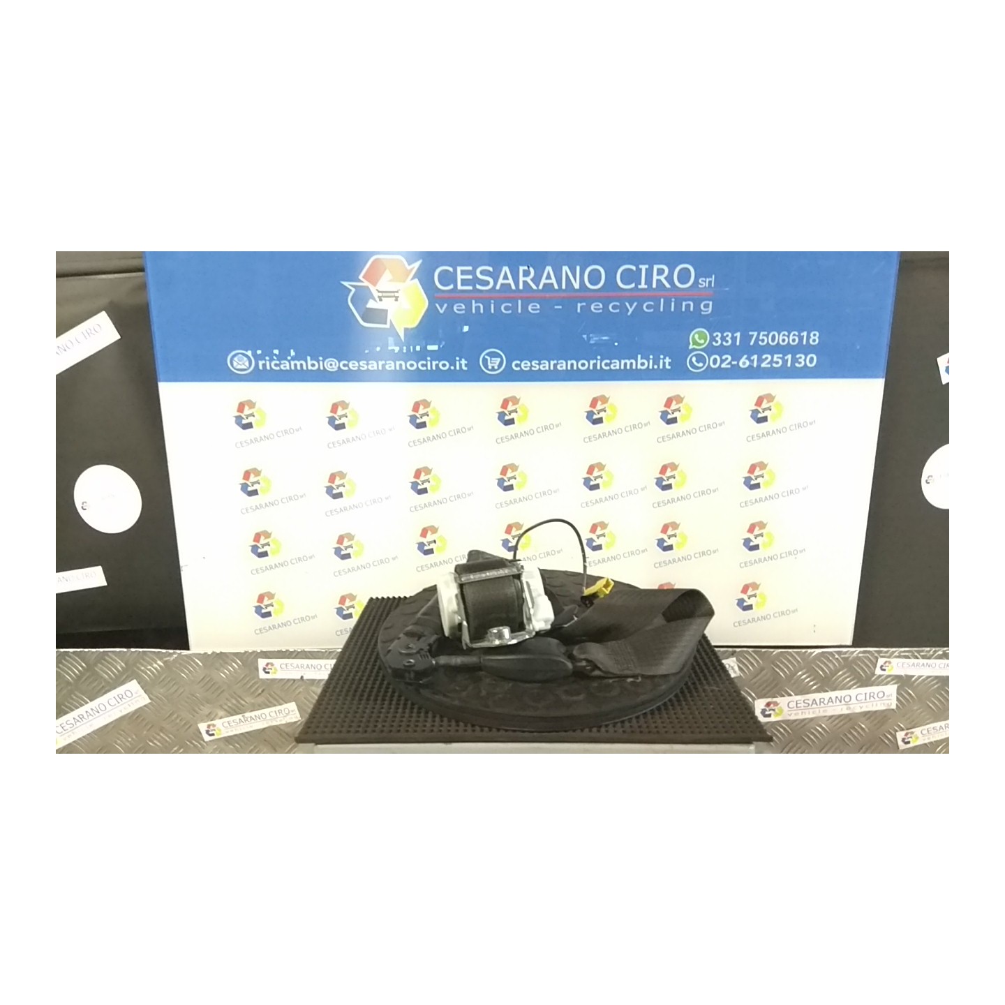 CINTURA DI SICUREZZA ANT. SX. 006 OPEL MERIVA (S10) (04/10-) A17DTI 13344209