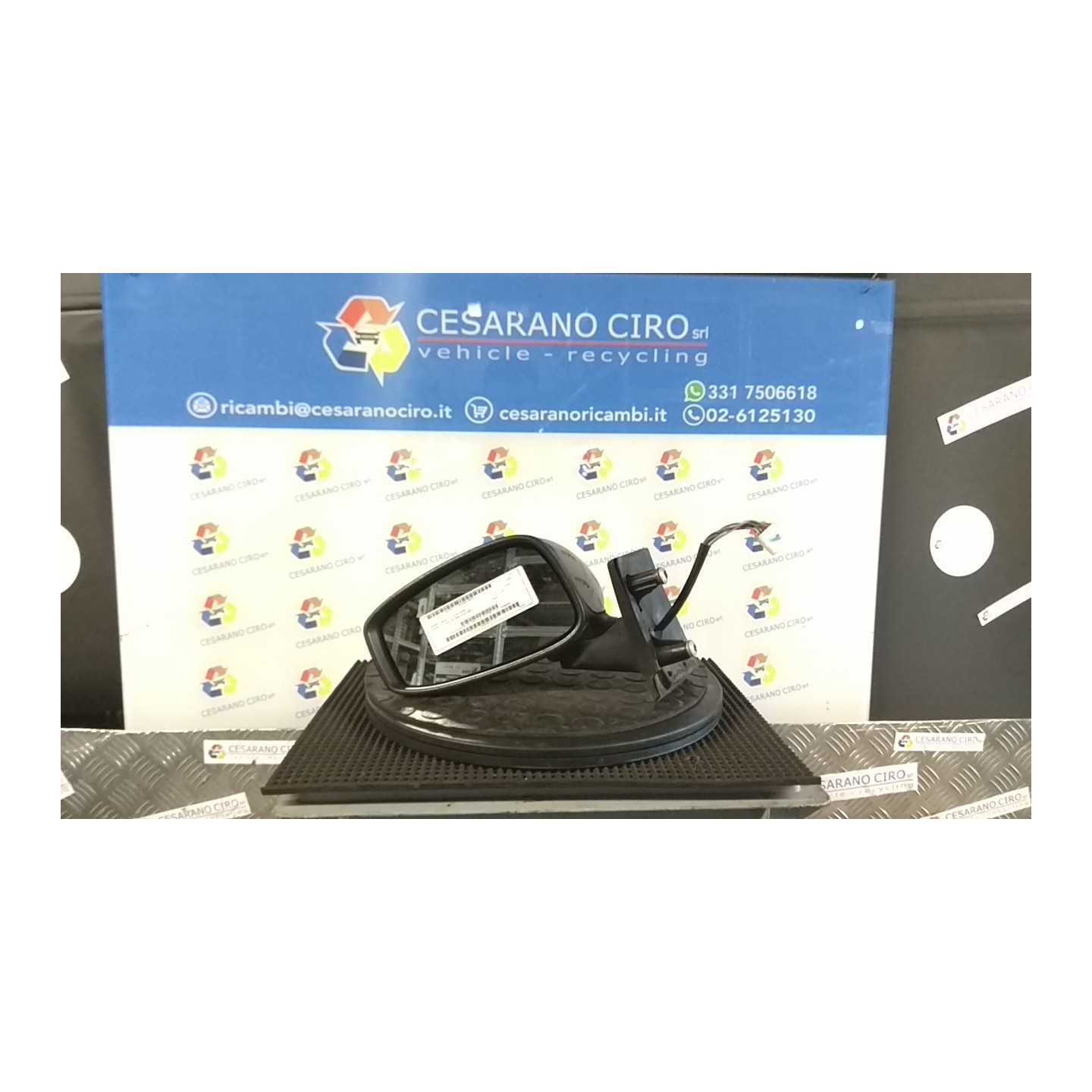 RETROVISORE EST. REGOLAZ. ELETTR. C/ SX. 107 LANCIA MUSA (TG) (07/04-06/08) 843A1000 735360564