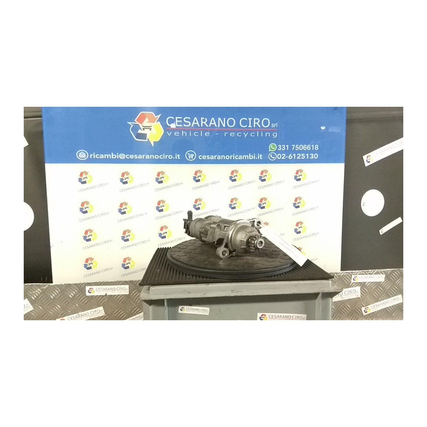 MOTORINO AVVIAMENTO 1.5KW BOSCH 011 VOLKSWAGEN UP! (1S) (11/11-10/16) CPG 02M911021G