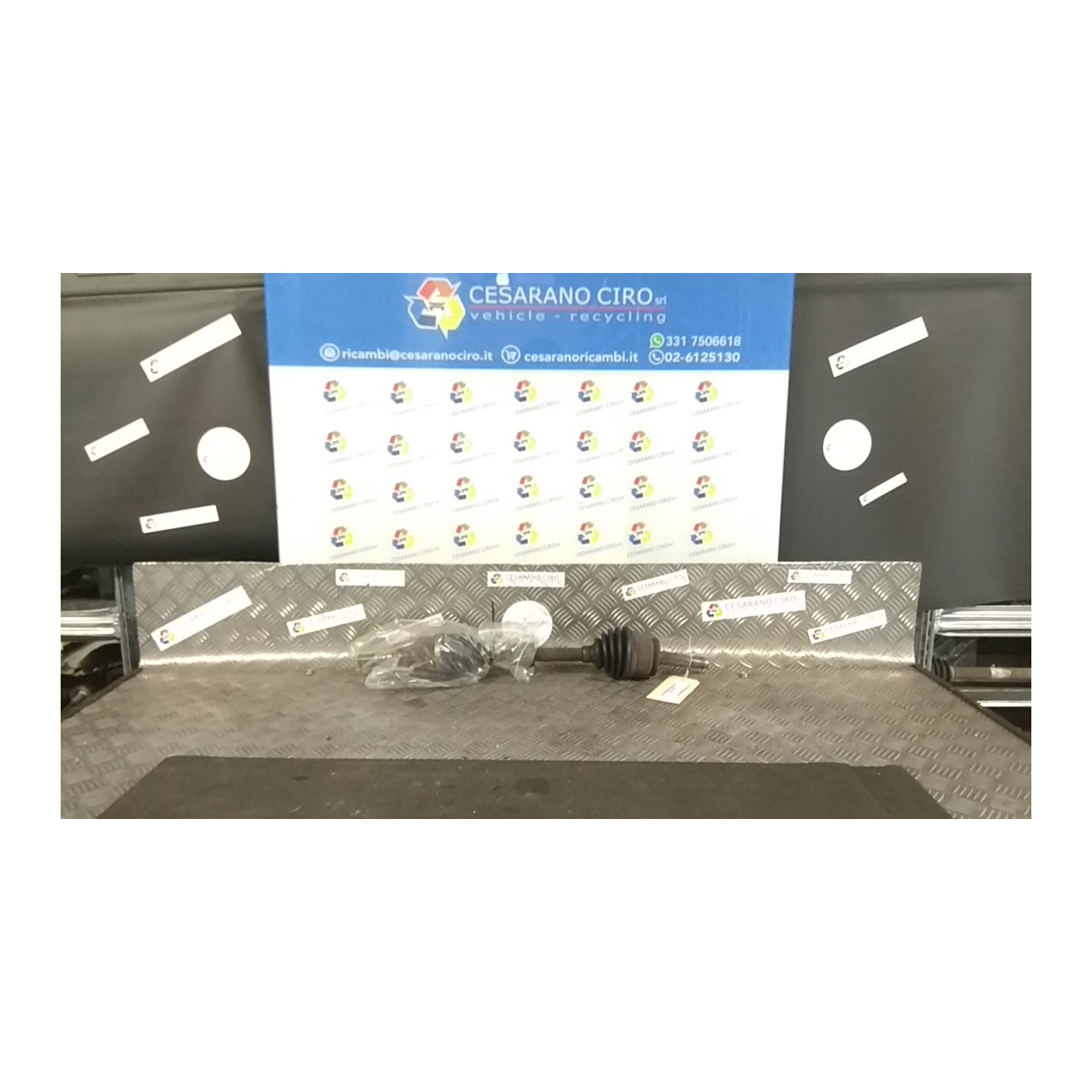SEMIALBERO ANT. COMPL. SX. 041 MITSUBISHI COLT 7A SERIE (06/04-12/09) 639939 3815A009