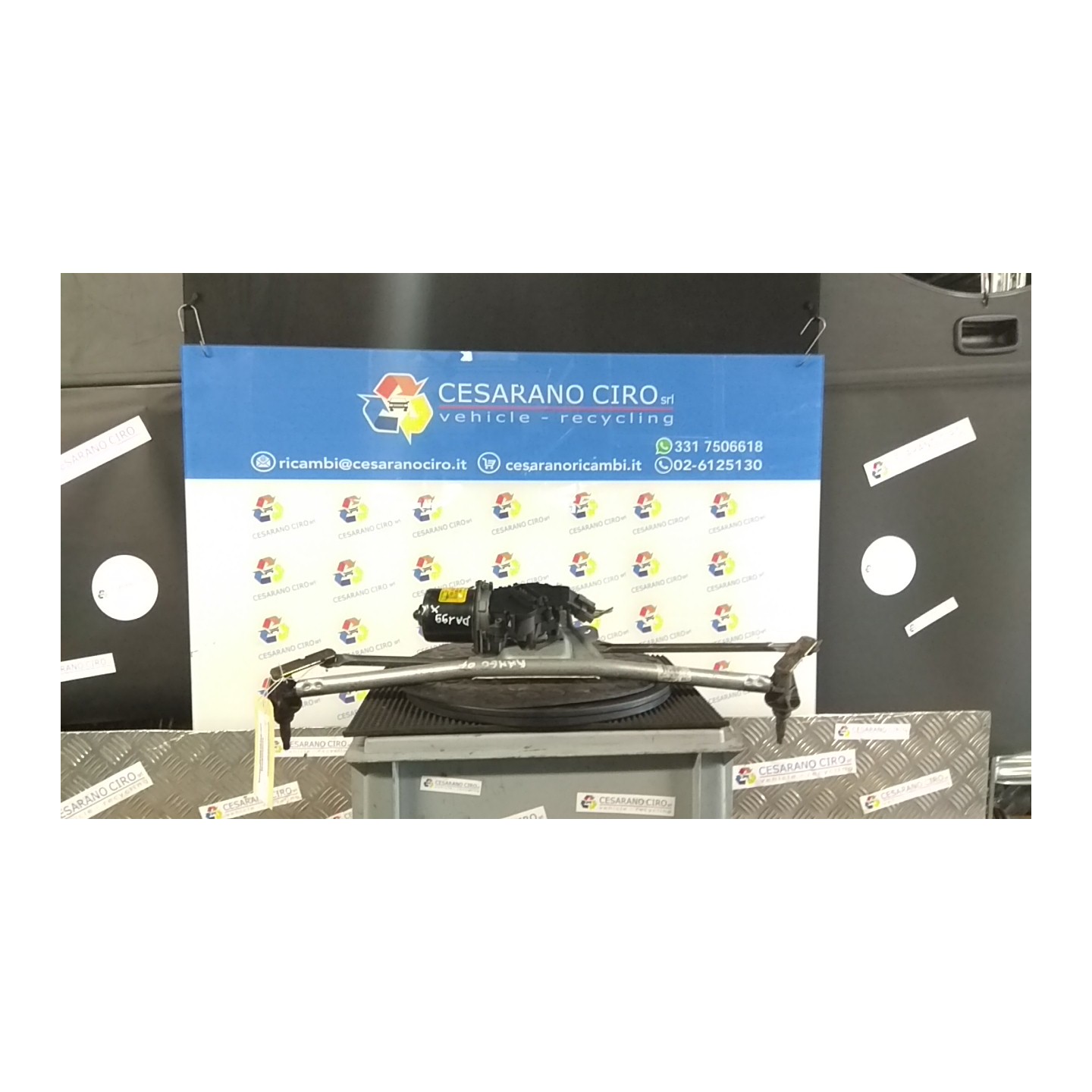 MOTORINO TERGIPARABREZZA 097 RENAULT KANGOO (04/03-03/09) K9KV7 7701207957