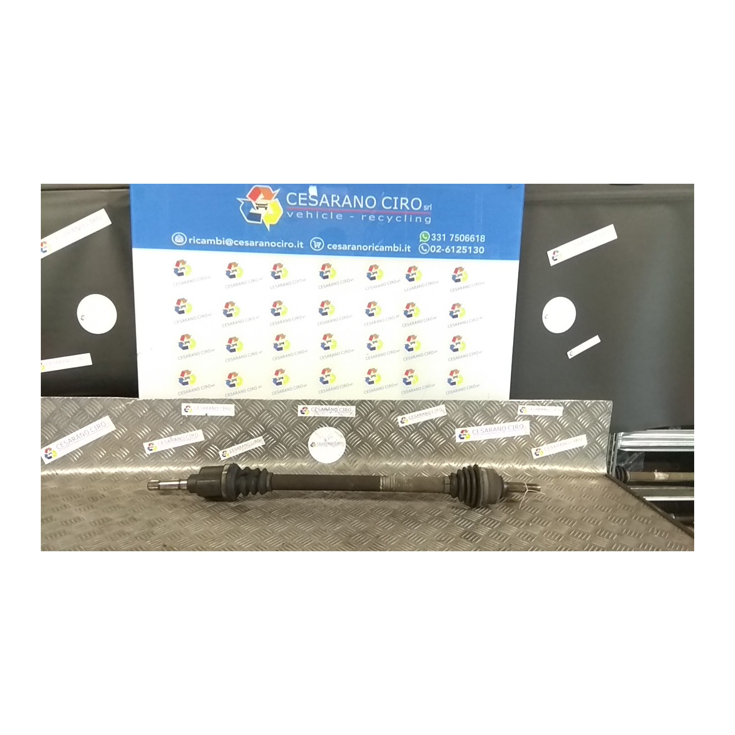 SEMIALBERO ANT. COMPL. DX. 043 PEUGEOT 208 VAN-MIX (01/12-11/15) 8H01 803959680