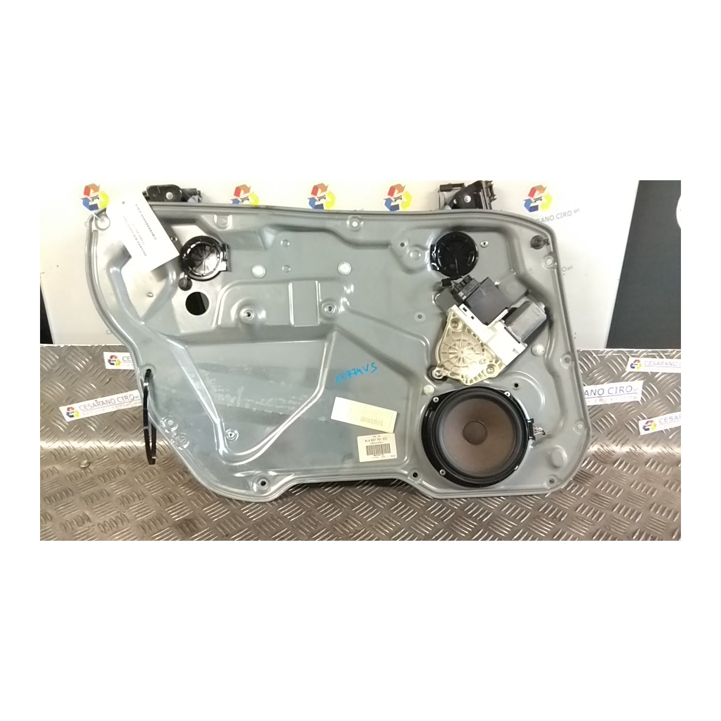 ALZACRISTALLO PORTA ANT. SX. 103 SEAT IBIZA (6L) (12/01-08/09) BKY 6L4837461