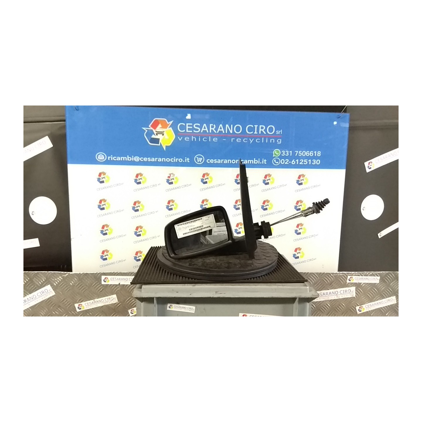 RETROVISORE EST. SX. 108 FIAT PANDA (2Q) (09/03-12/10) 188A4000 735357191