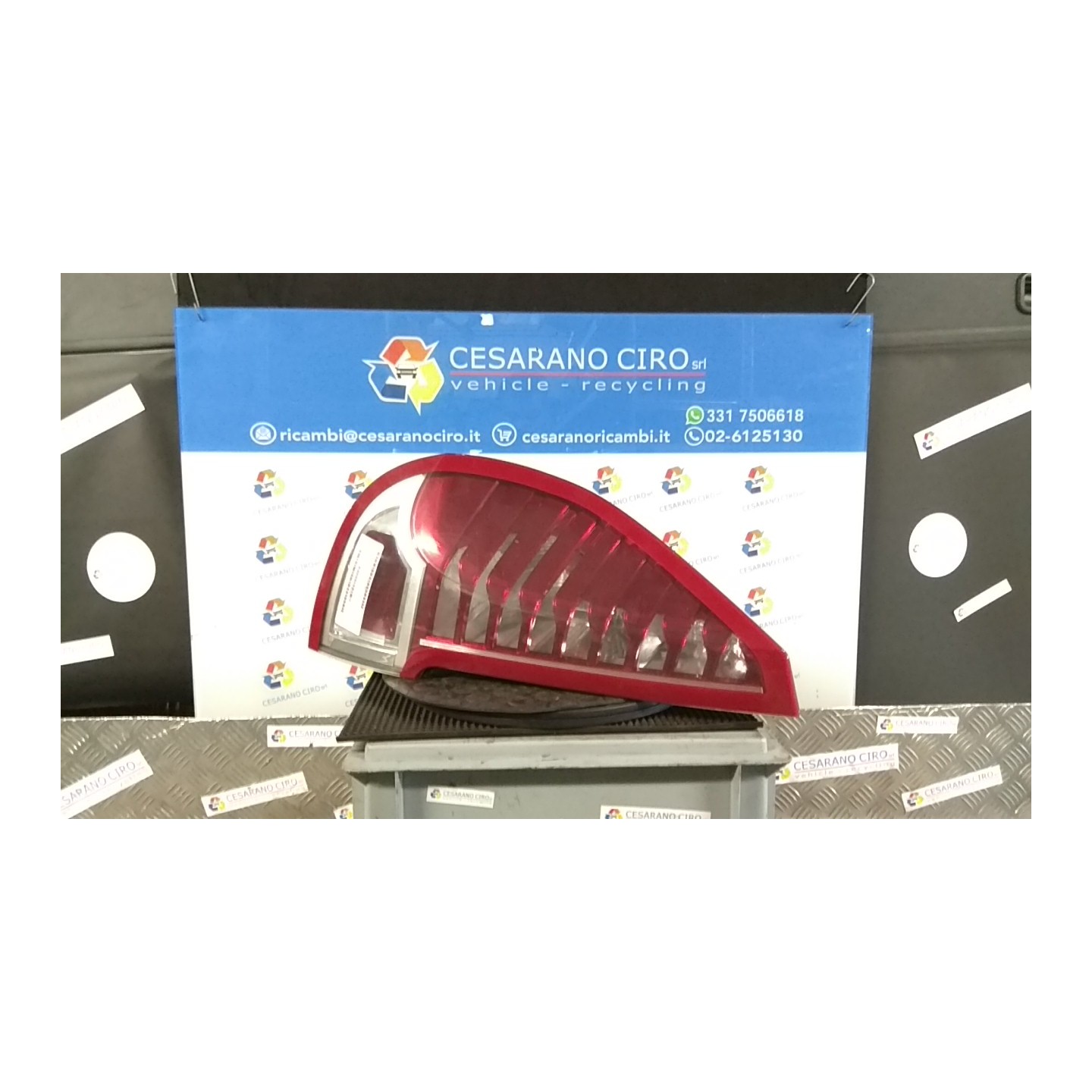 FANALE POST. SX. 117 RENAULT SCENIC 3A SERIE (04/09-10/13) K9KJ8 265550014R