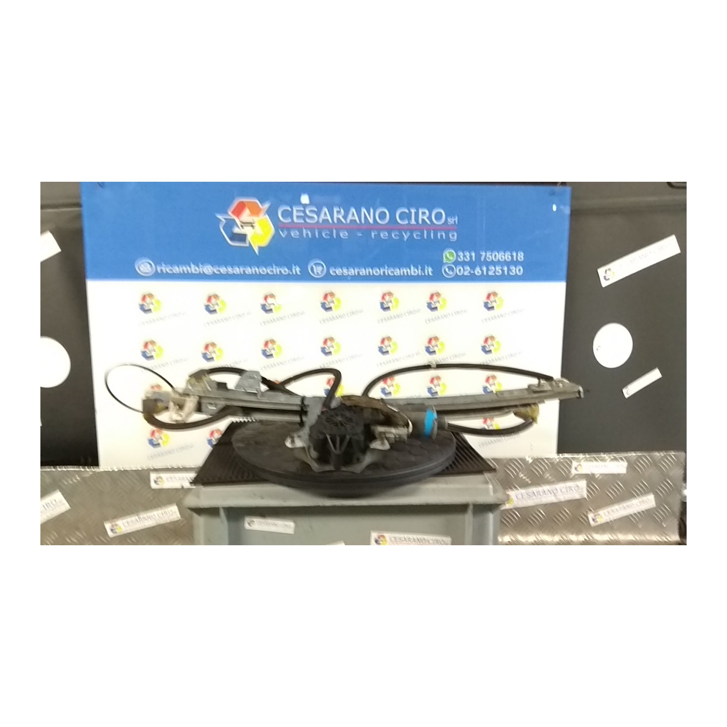 ALZACRISTALLO ELETTR. PORTA ANT. C/MOTORINO DX. 033 CITROEN XSARA PICASSO (12/99-01/10) 9HY 9222F9