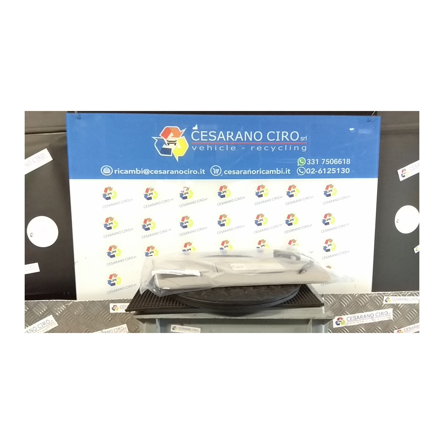 ALETTA PARASOLE PARABREZZA SX. 072 CITROEN C5 (X7) (02/08-) 4HT 8143XV