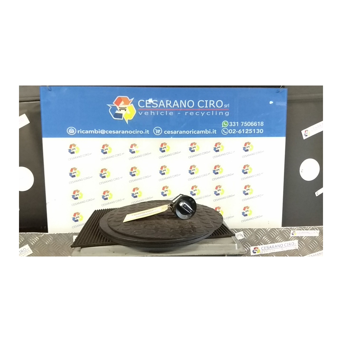 INTERRUTTORE BLOCCO COMANDO LUCI 095 VOLKSWAGEN GOLF (5K/AJ) (09/08-) CAV 1K0941431BBREH