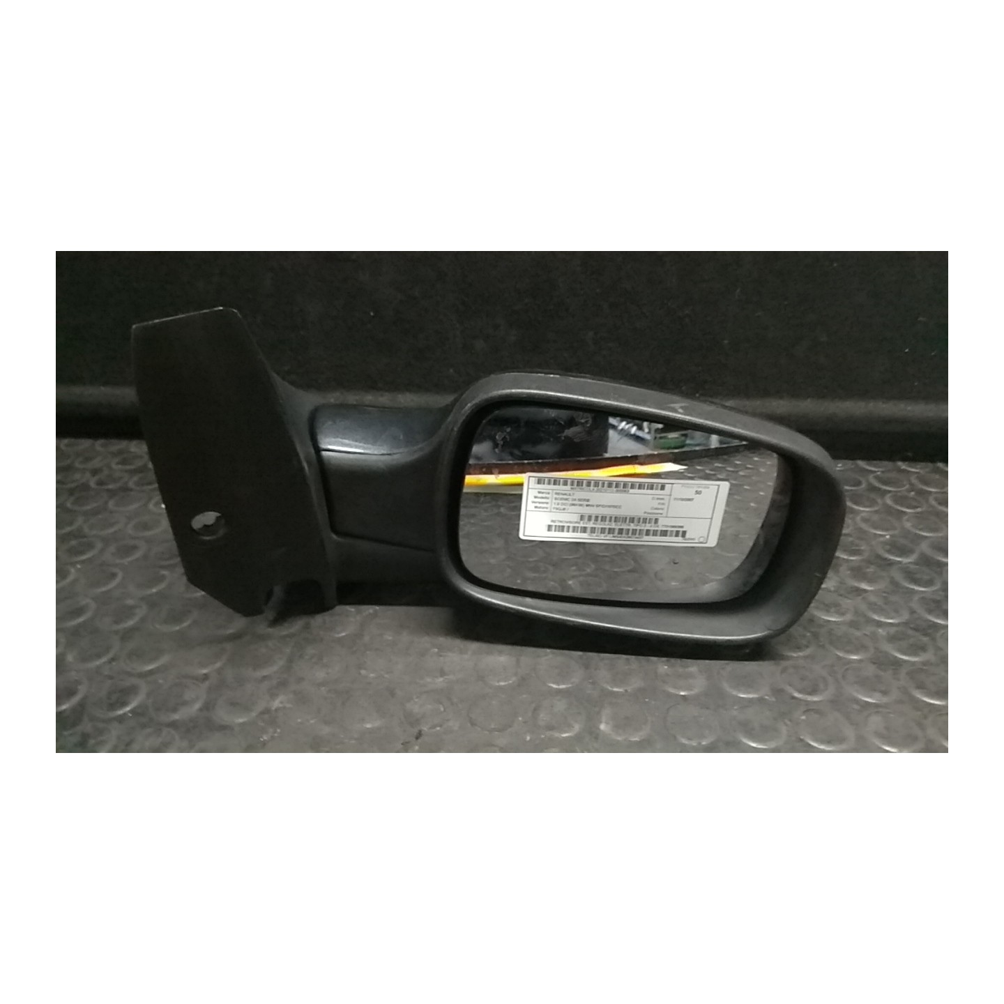 RETROVISORE EST. REGOLAZ. ELETTR. TIPO 3 - 4 DX. 063 RENAULT SCENIC 2A SERIE (06/03-08/09) F9QJ8 7701068385