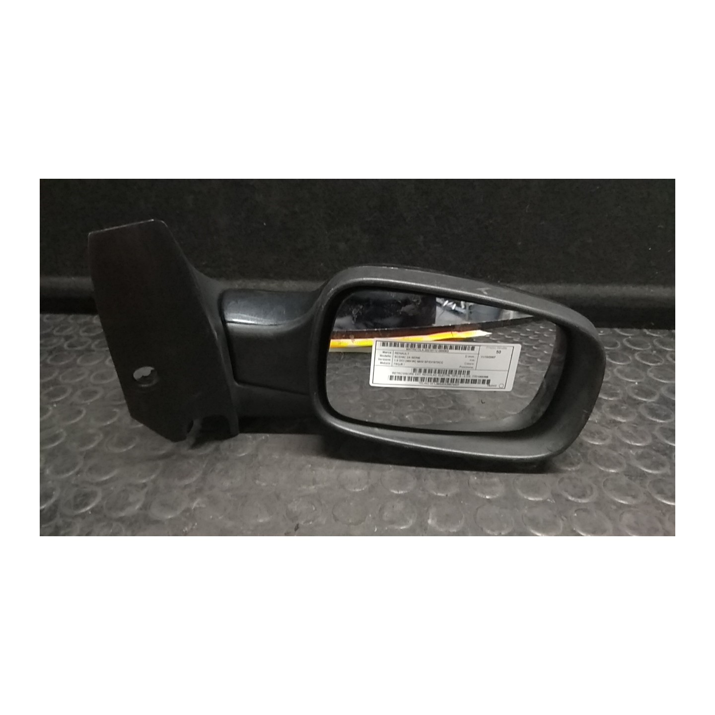 RETROVISORE EST. REGOLAZ. ELETTR. TIPO 3 - 4 DX. 063 RENAULT SCENIC 2A SERIE (06/03-08/09) F9QJ8 7701068385