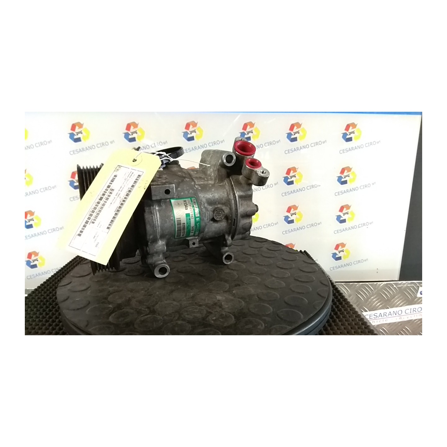 COMPRESSORE A/C ROTAZIONE 006 RENAULT CLIO 2A SERIE (05/01-11/10) K9KA7 7701499969
