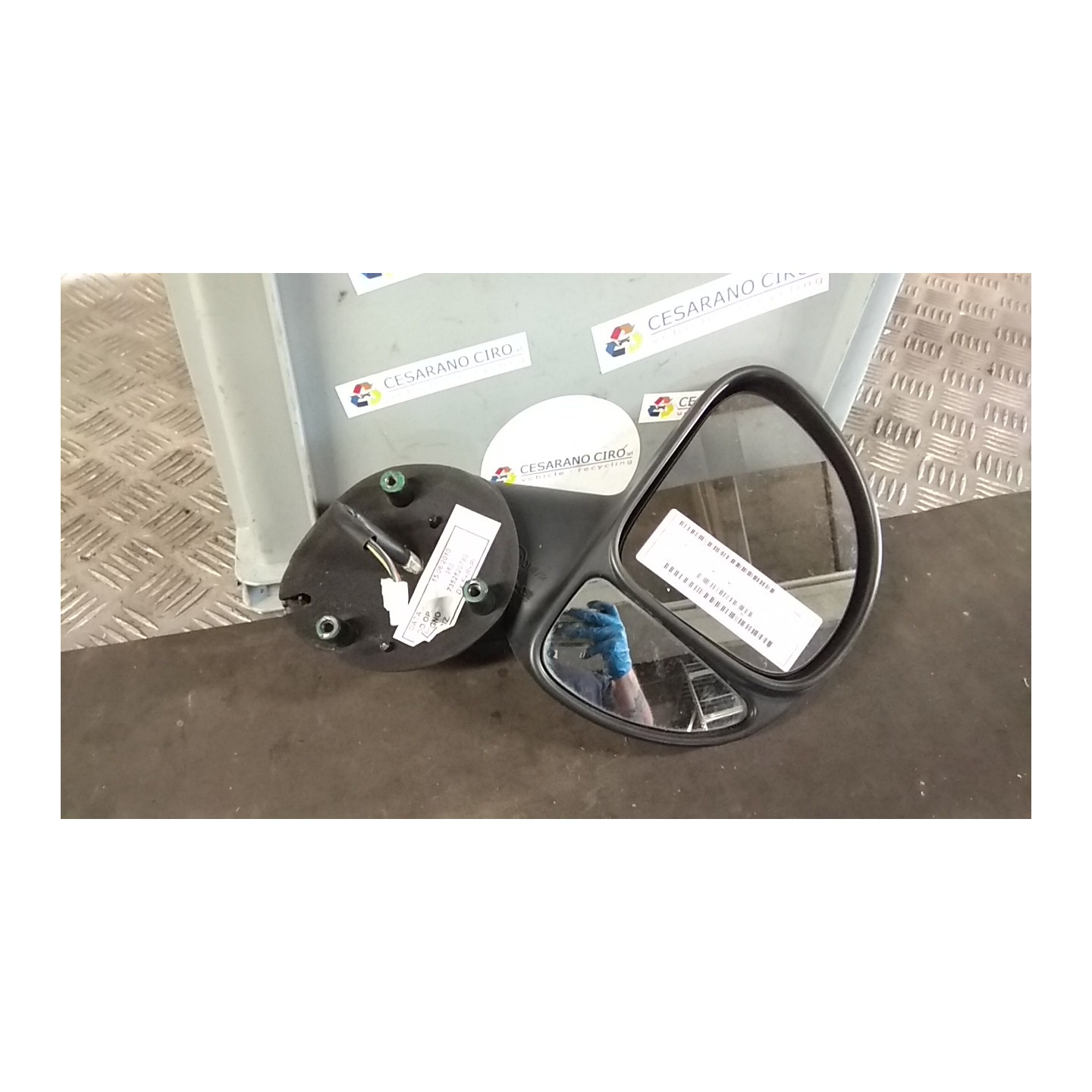 RETROVISORE EST. REGOLAZ. ELETTR. TERMICO DX. 055 FIAT MULTIPLA (1F) (05/04-04/12) 182B6000 735252078