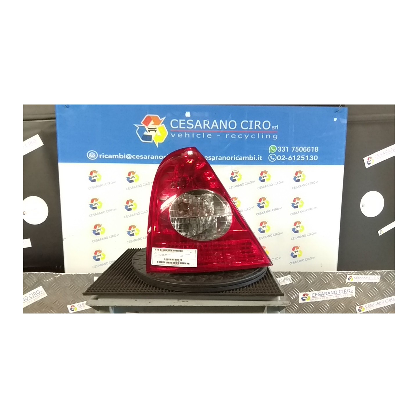 FANALE POST. SX. 029 RENAULT CLIO 2A SERIE (05/01-11/10) D7FG7 8200917488