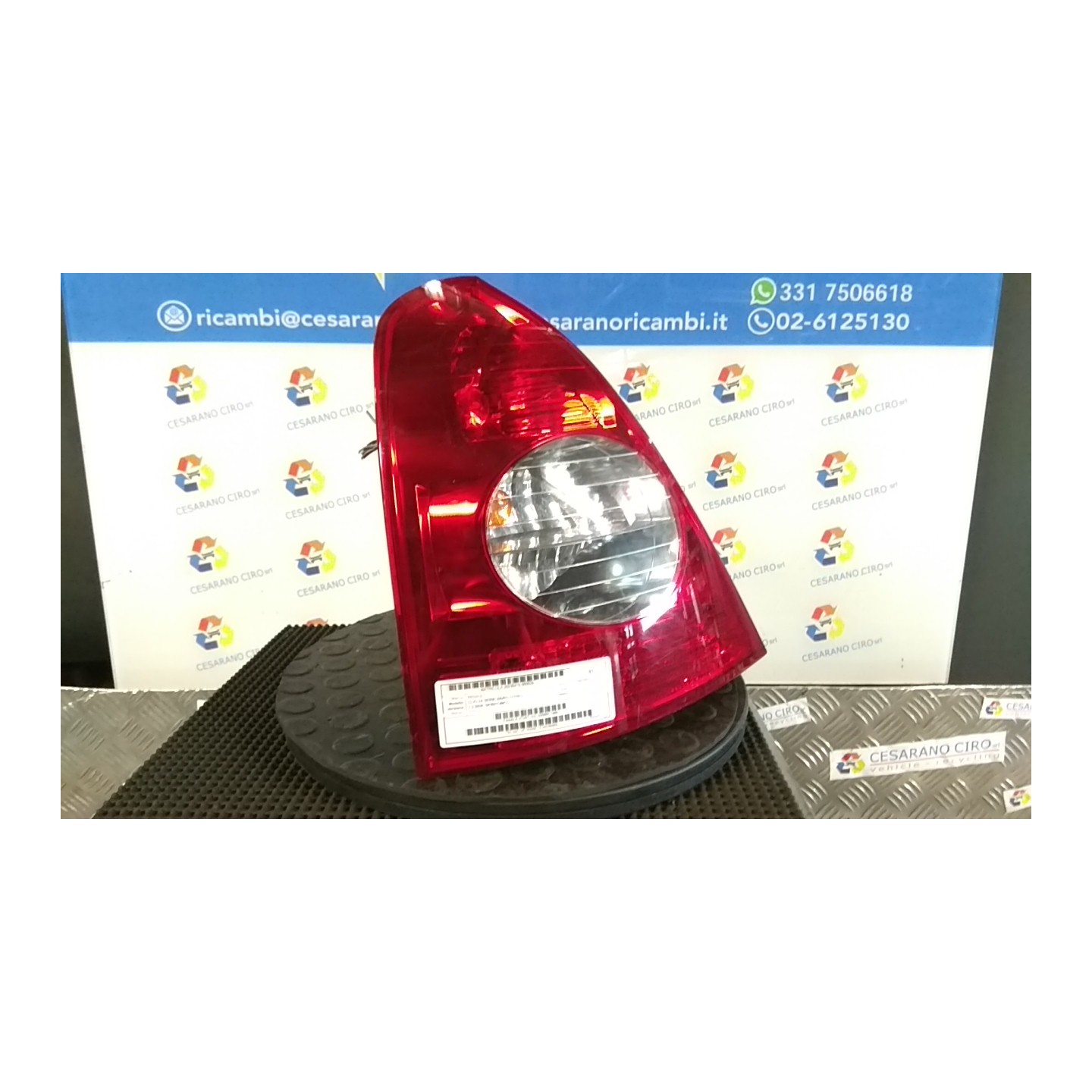 FANALE POST. SX. 029 RENAULT CLIO 2A SERIE (05/01-11/10) D7FG7 8200917488