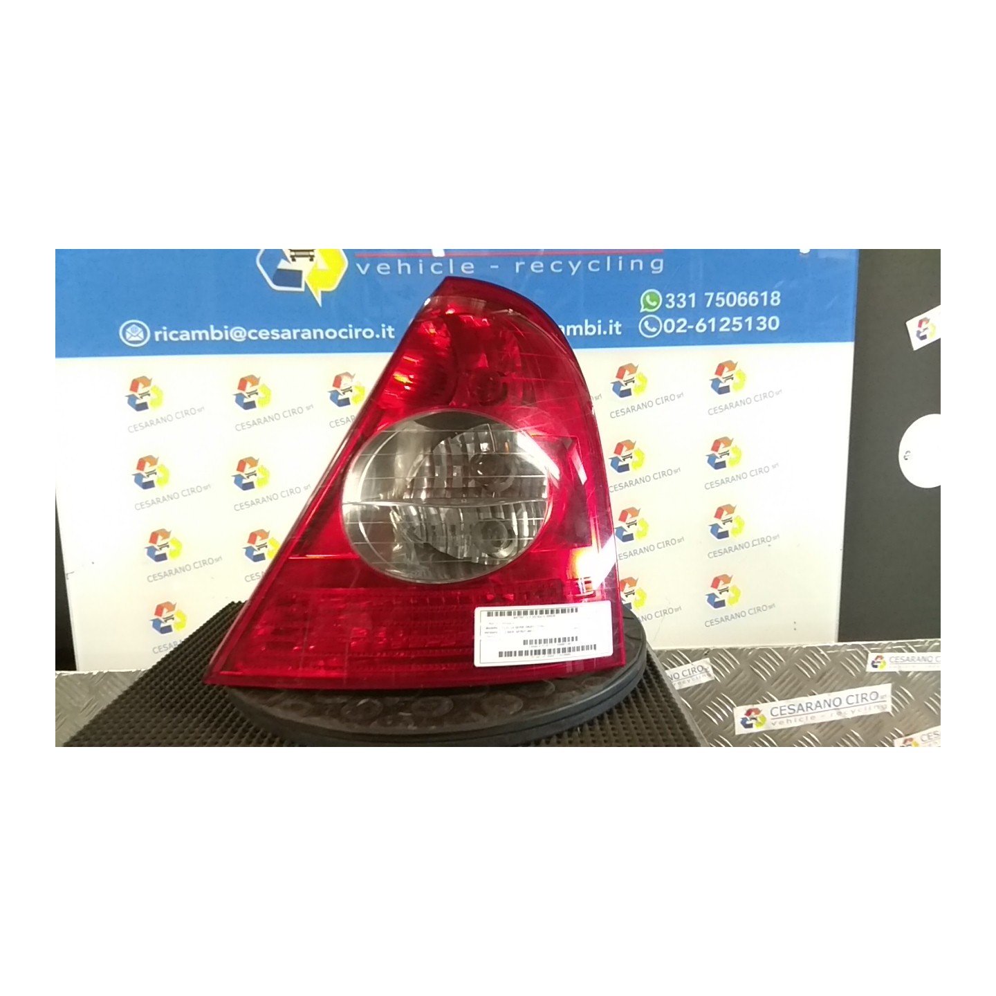 FANALE POST. DX. 030 RENAULT CLIO 2A SERIE (05/01-11/10) D7FG7 8200917487