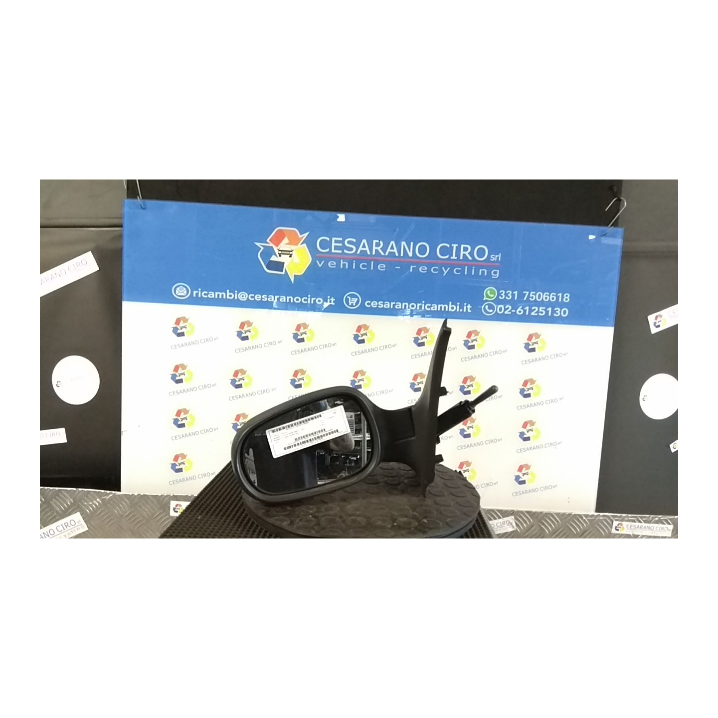 RETROVISORE EST. REGOLAZ. MANUALE SX. 026 RENAULT CLIO 2A SERIE (05/01-11/10) D7FG7 8200163300