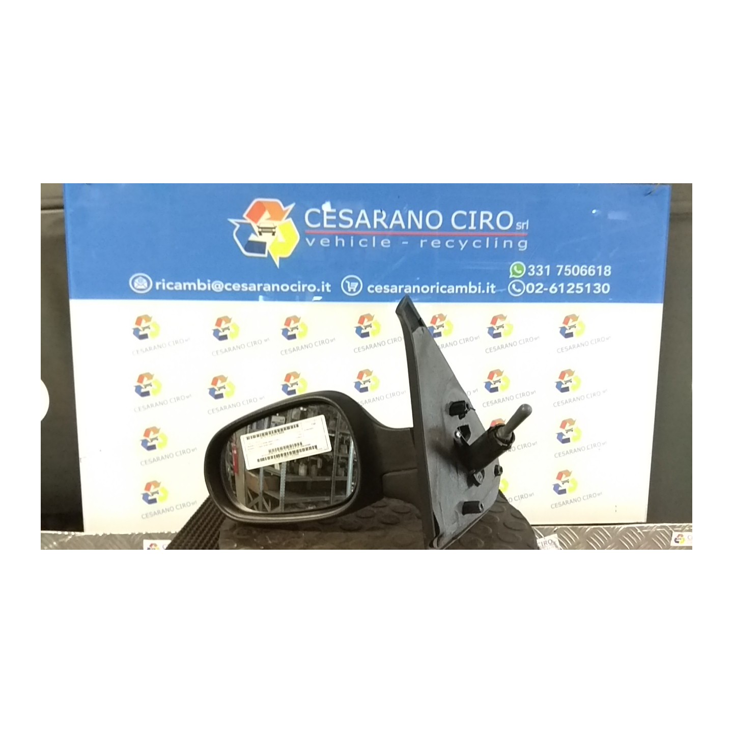 RETROVISORE EST. REGOLAZ. MANUALE SX. 026 RENAULT CLIO 2A SERIE (05/01-11/10) D7FG7 8200163300