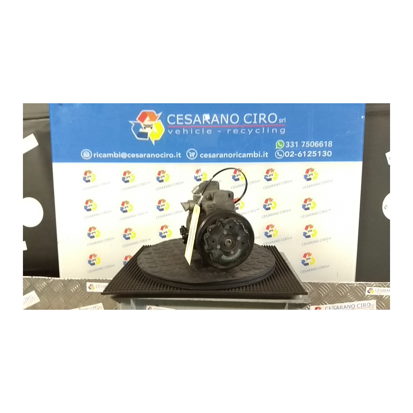 COMPRESSORE A/C 118 MERCEDES-BENZ CLASSE A (W168) (10/97-02/01) 166960 A0002307911