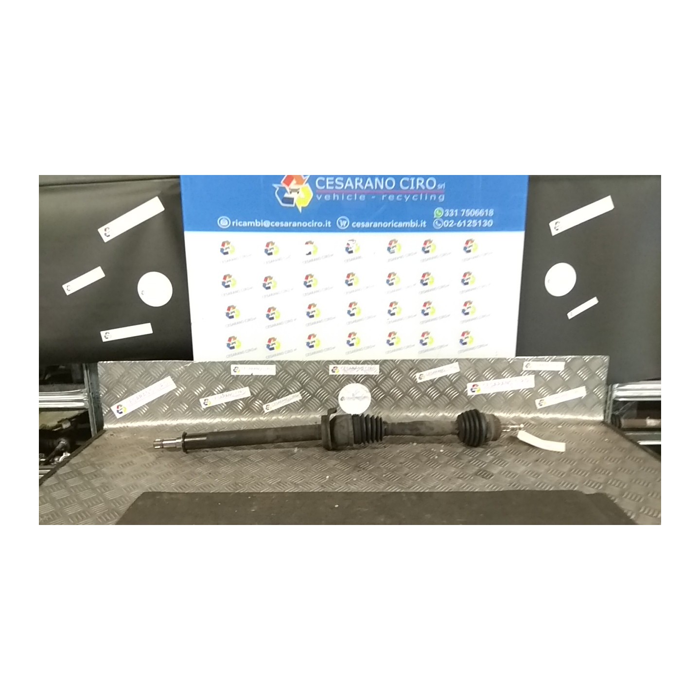 SEMIALBERO ANT. COMPL. DX. 125 MERCEDES-BENZ CLASSE A (W168) (10/97-02/01) 166960 A1683603372