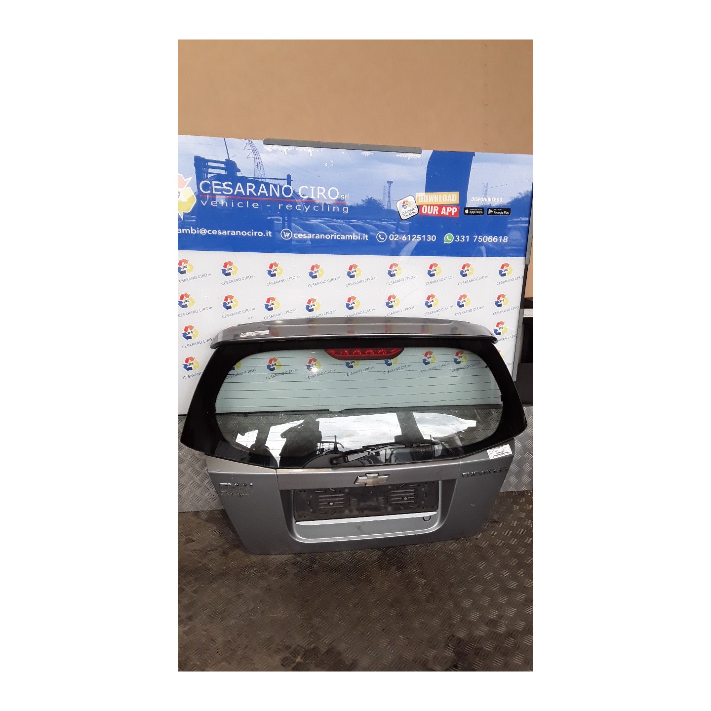 PORTELLO POST. 127 CHEVROLET (DAEWOO) AVEO (T250) (06/08-11/12) B12D1 96476670
