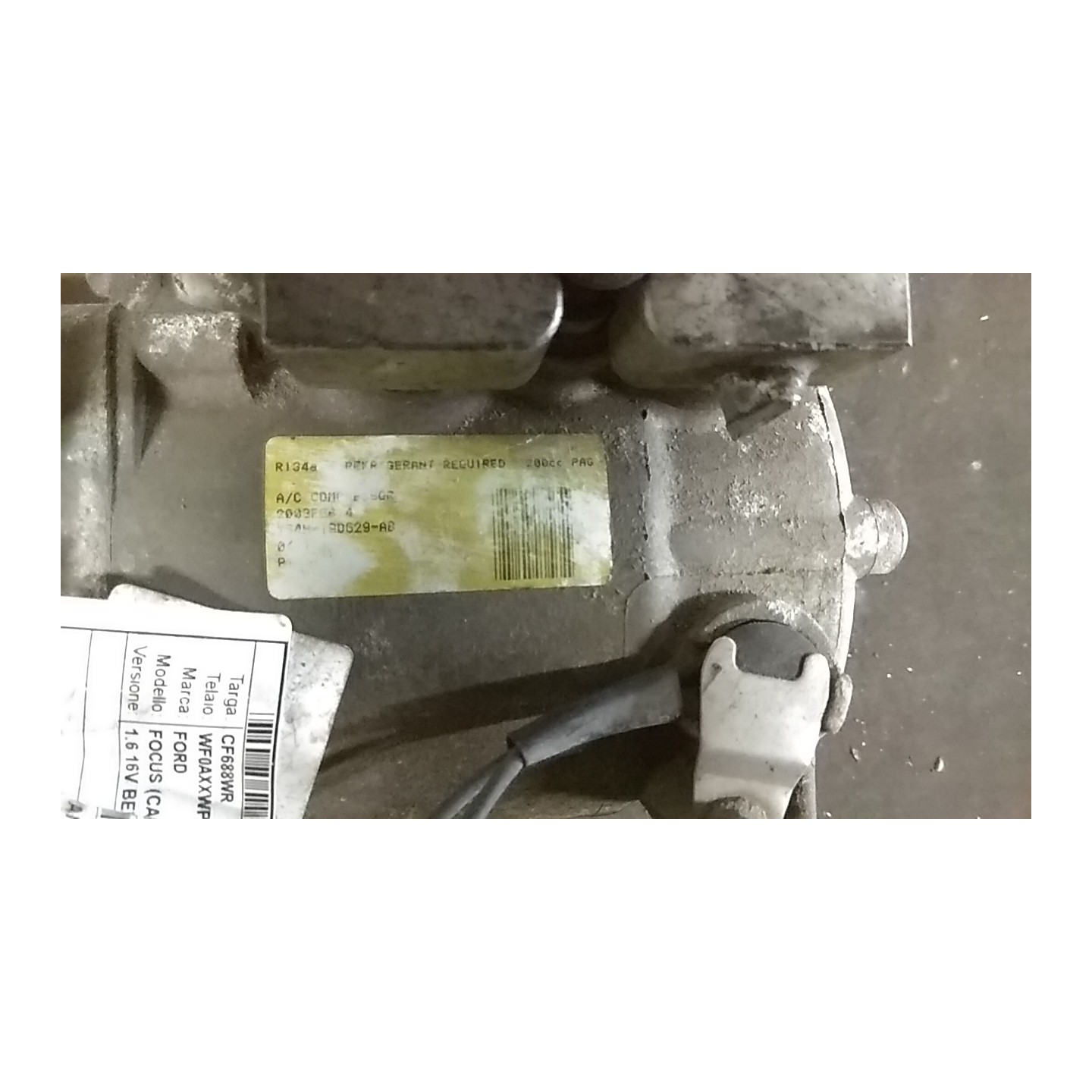 COMPRESSORE A/C 142 FORD FOCUS (CAK) (10/01-04/05) FYDB 1463935