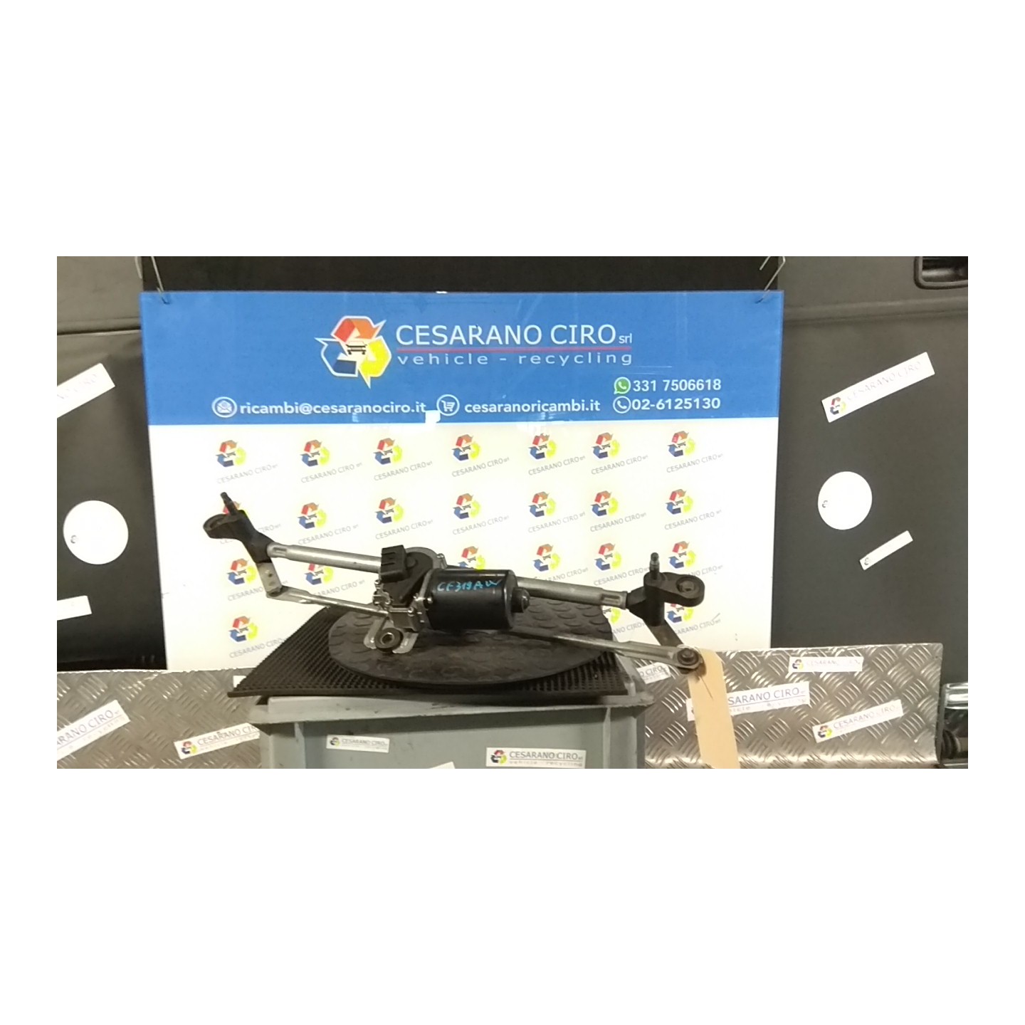 MECCANISMO TERGIPARABREZZA 023 FIAT STILO (2C) (09/01-11/03) 188A5000 51705235