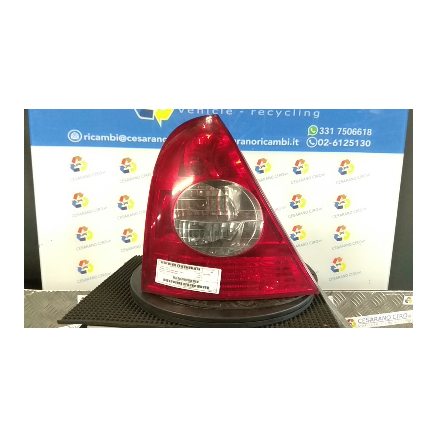 FANALE POST. SX. 043 RENAULT CLIO 2A SERIE (05/01-11/10) D7FG7 8200917488