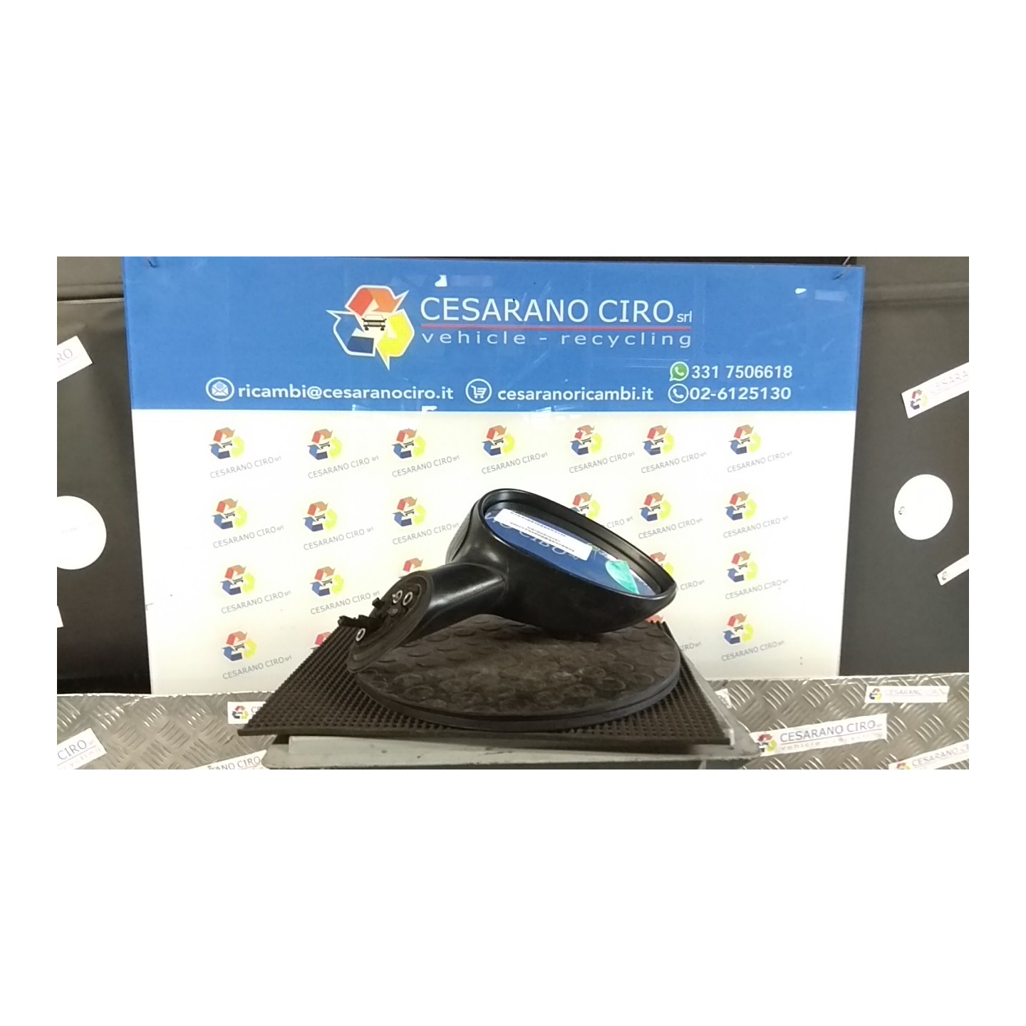 RETROVISORE EST. REGOLAZ. ELETTR. DX. 117 FIAT PUNTO EVO (3J) (08/09-07/13) 350A1000 735593694