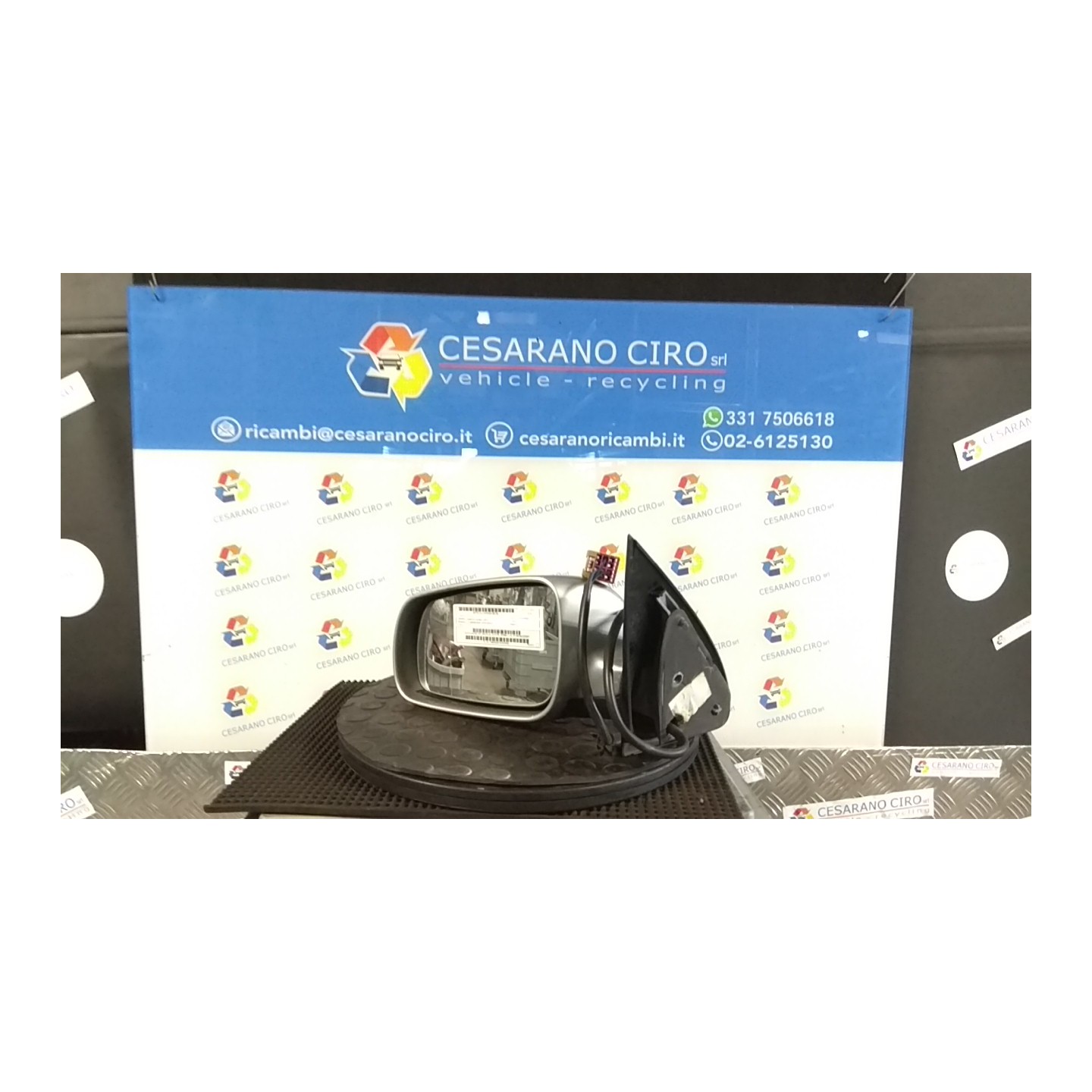 RETROVISORE EST. REGOLAZ. ELETTR. TERMICO SX. 156 SKODA FABIA (6Y) (01/00-11/07) AQW 6Y1857501CEB41