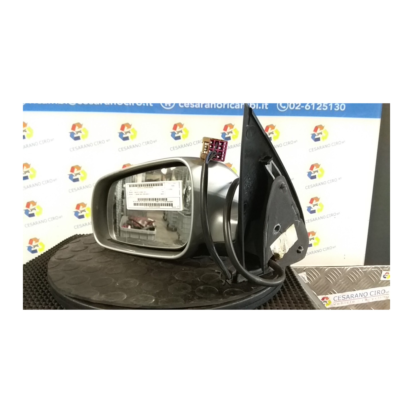 RETROVISORE EST. REGOLAZ. ELETTR. TERMICO SX. 156 SKODA FABIA (6Y) (01/00-11/07) AQW 6Y1857501CEB41