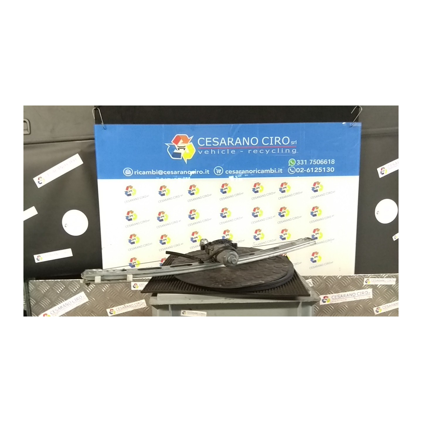 ALZACRISTALLO ELETTR. PORTA ANT. 09-01- SX. 175 MERCEDES-BENZ CLASSE A (W168) (03/01-06/04) 166940 A1687201946